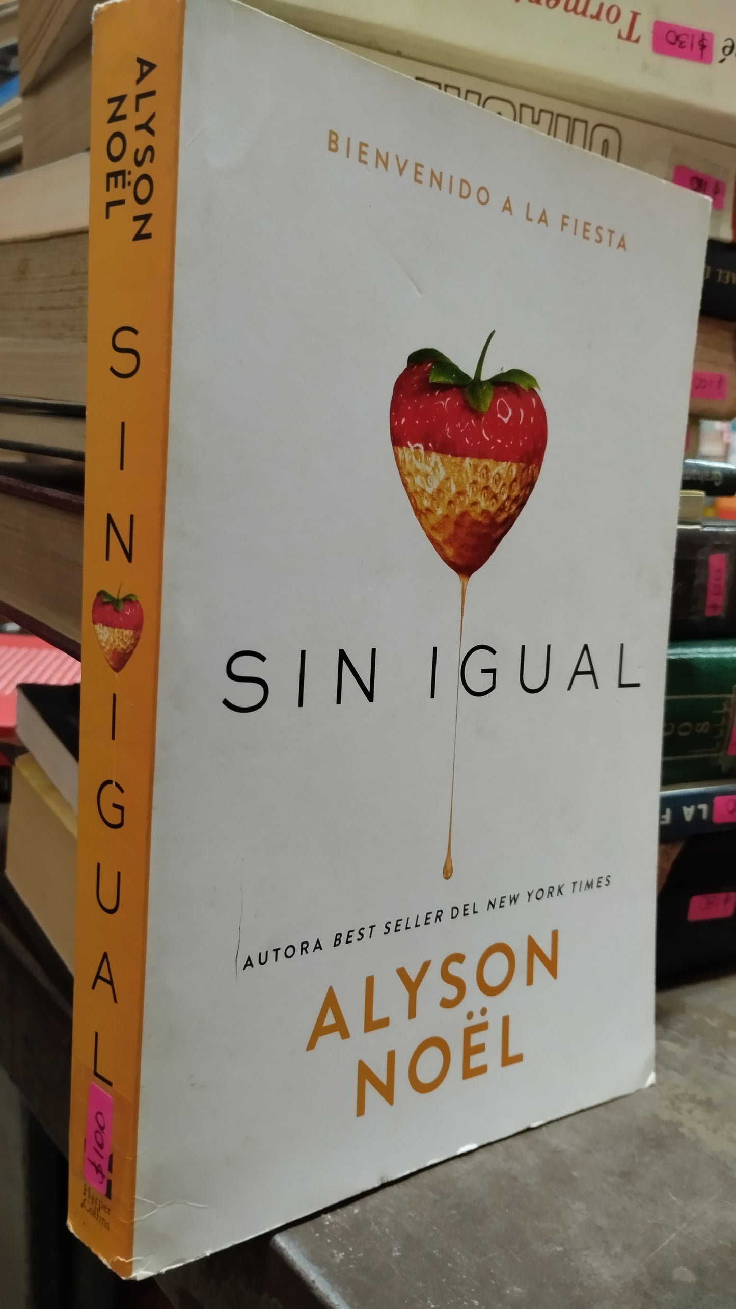 SIN IGUAL POR ALYSON NOEL LIBRO USADO NOVELAS ALDAMA