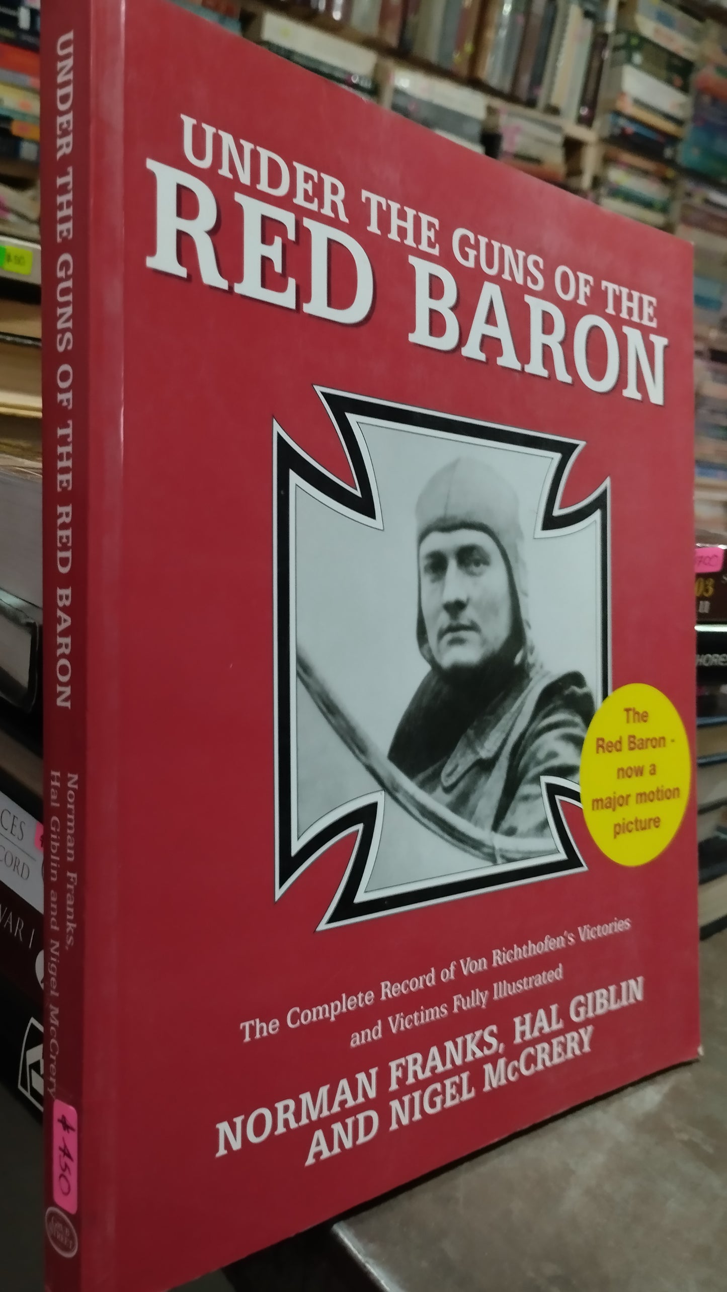 UNDER THE GUNS OF THE RED BARON POR NORMAN FRANKS LIBRO USADO HISTORIA ALDAMA