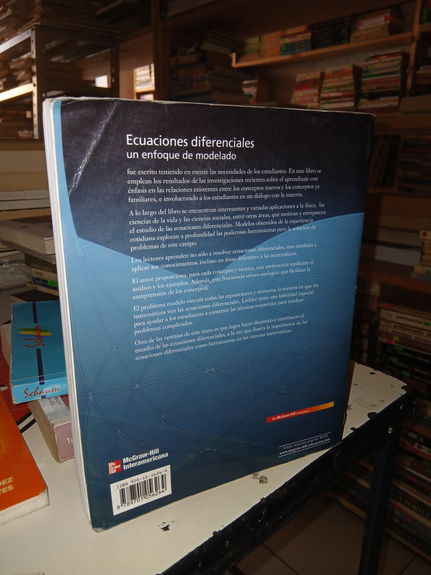 ECUACIONES DIFERENCIALES. UN ENFOQUE DE MODELADO POR GLENN LEDDER USADO ECUACIONES LITERARIO 207