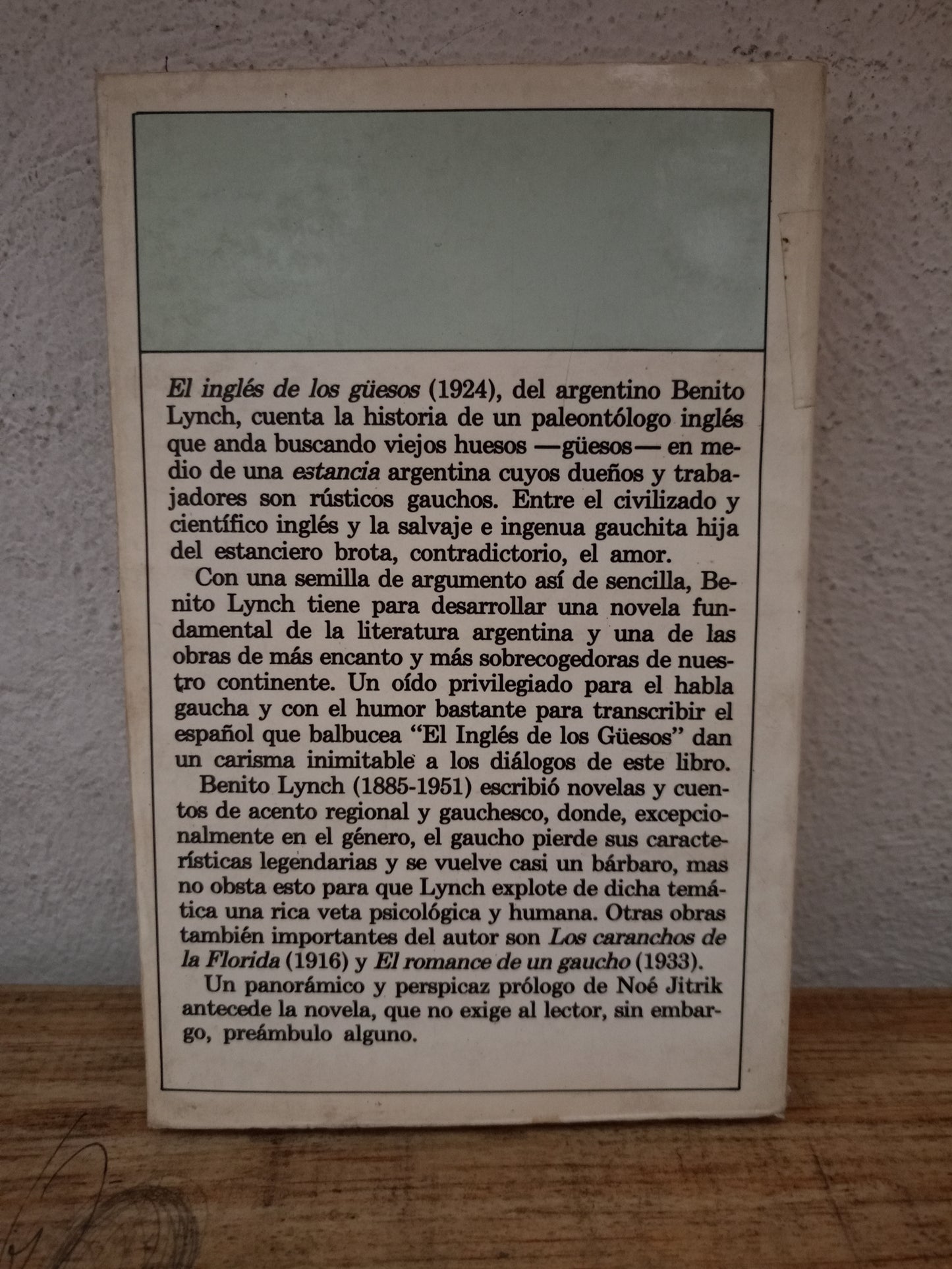 EL INGLÉS DE LOS GÜESOS POR BENITO LYNCH USADO NOVELA LITERARIO 305