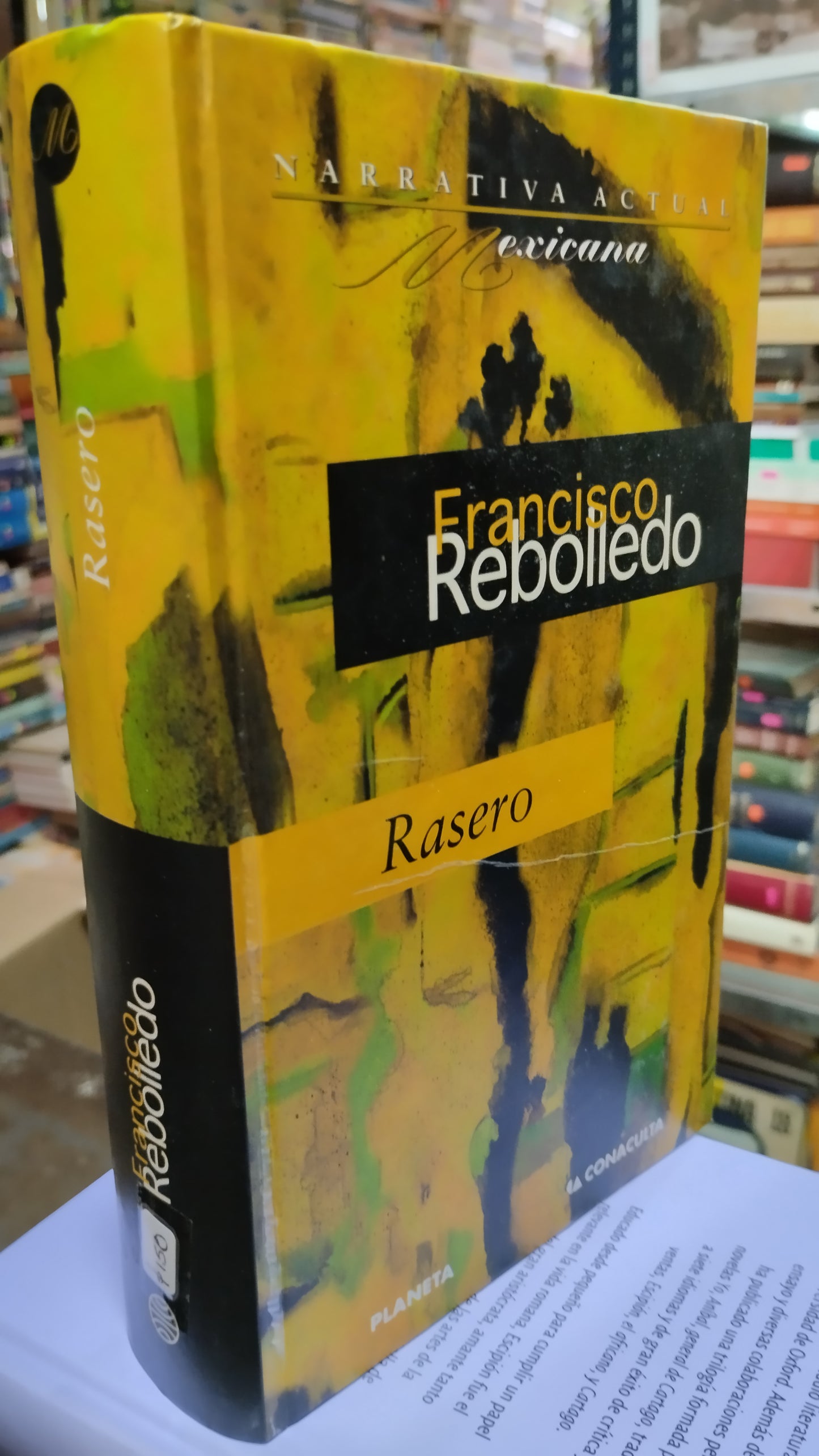 RASERO POR FRANCISCO REBOLLEDO LIBRO USADO NOVELAS ALDAMA