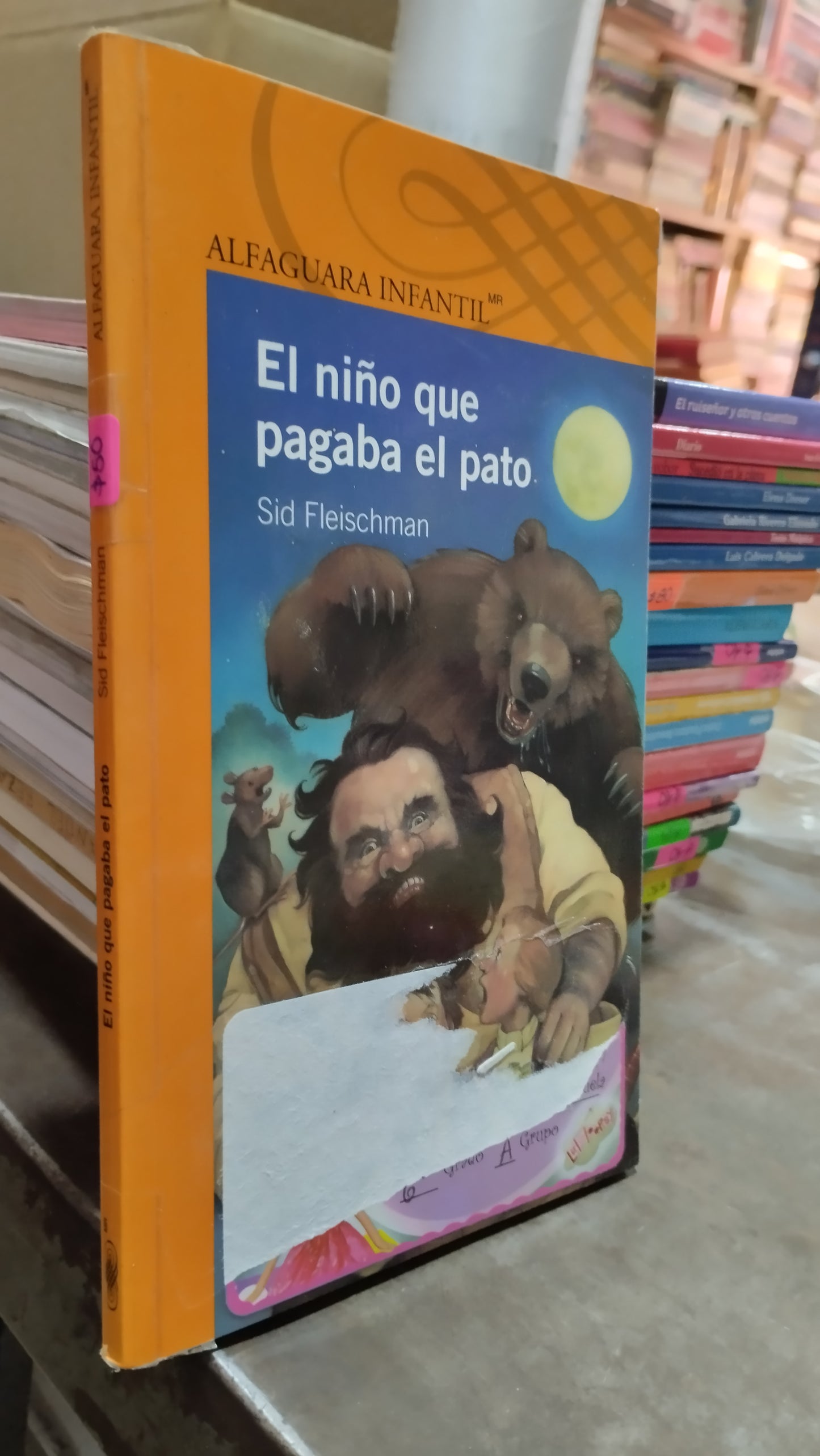 EL NIÑO QUE PAGABA EL PATO POR SID FLEISCHMAN LIBRO USADO NOVELAS ALDAMA
