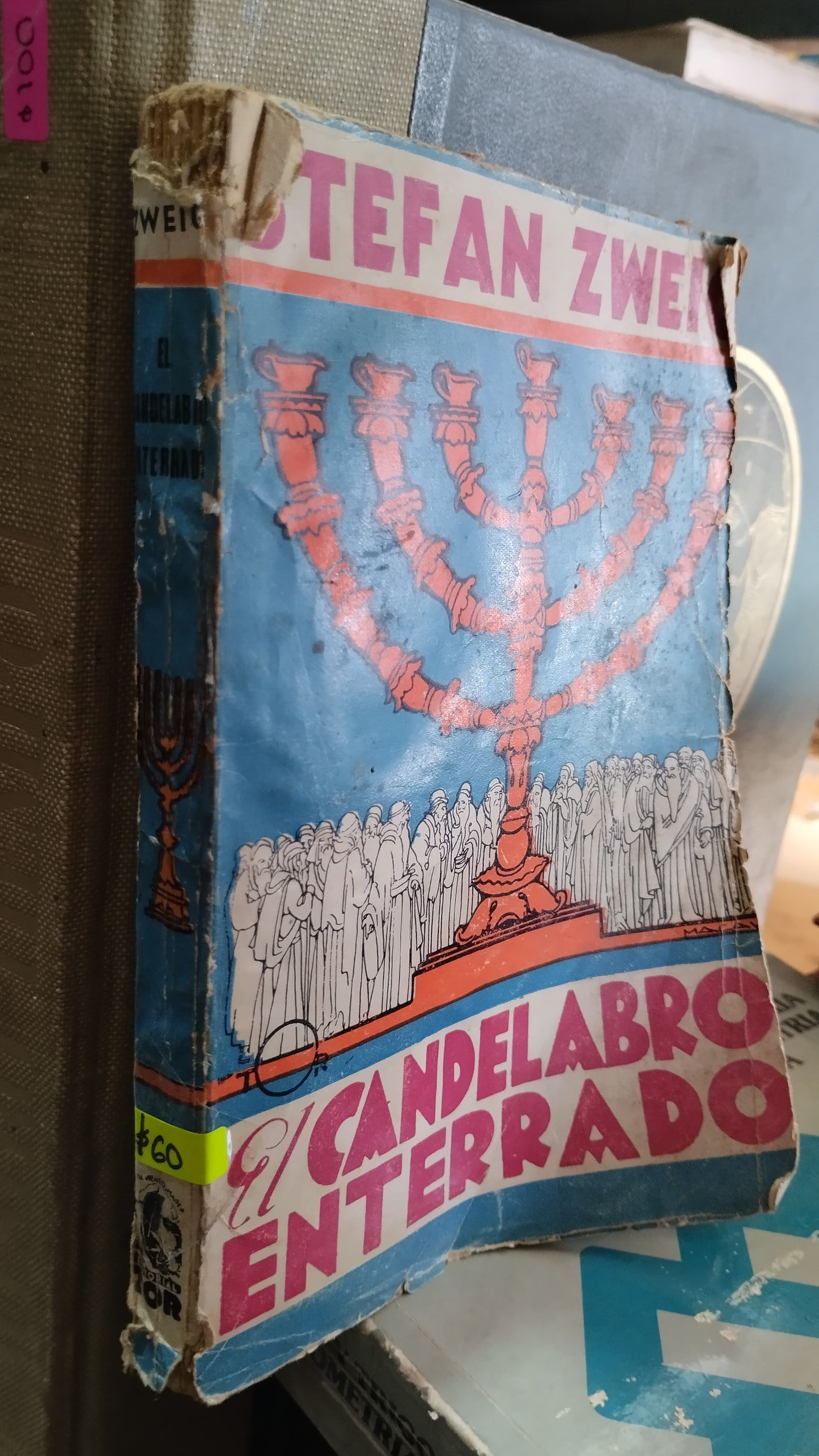EL CANDELABRO ENTERRADO POR STEFAN ZWEIG LIBRO USADO NOVELAS ALDAMA