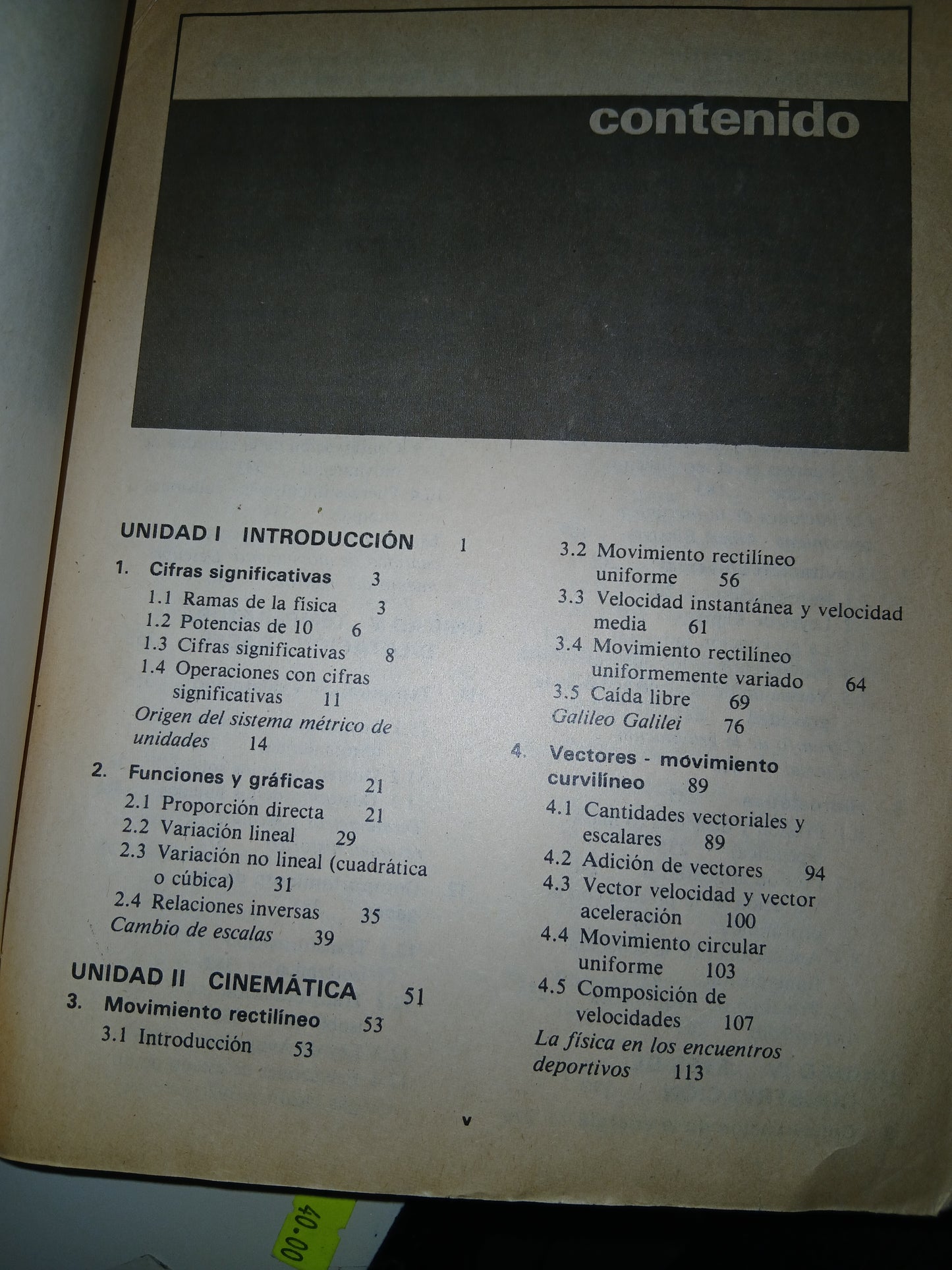 FÍSICA GENERAL CON EXPERIMENTOS SENCILLOS POR BEATRIZ ALVARENGA Y ANTONIO MÁXIMO USADO FÍSICA LITERARIO 207