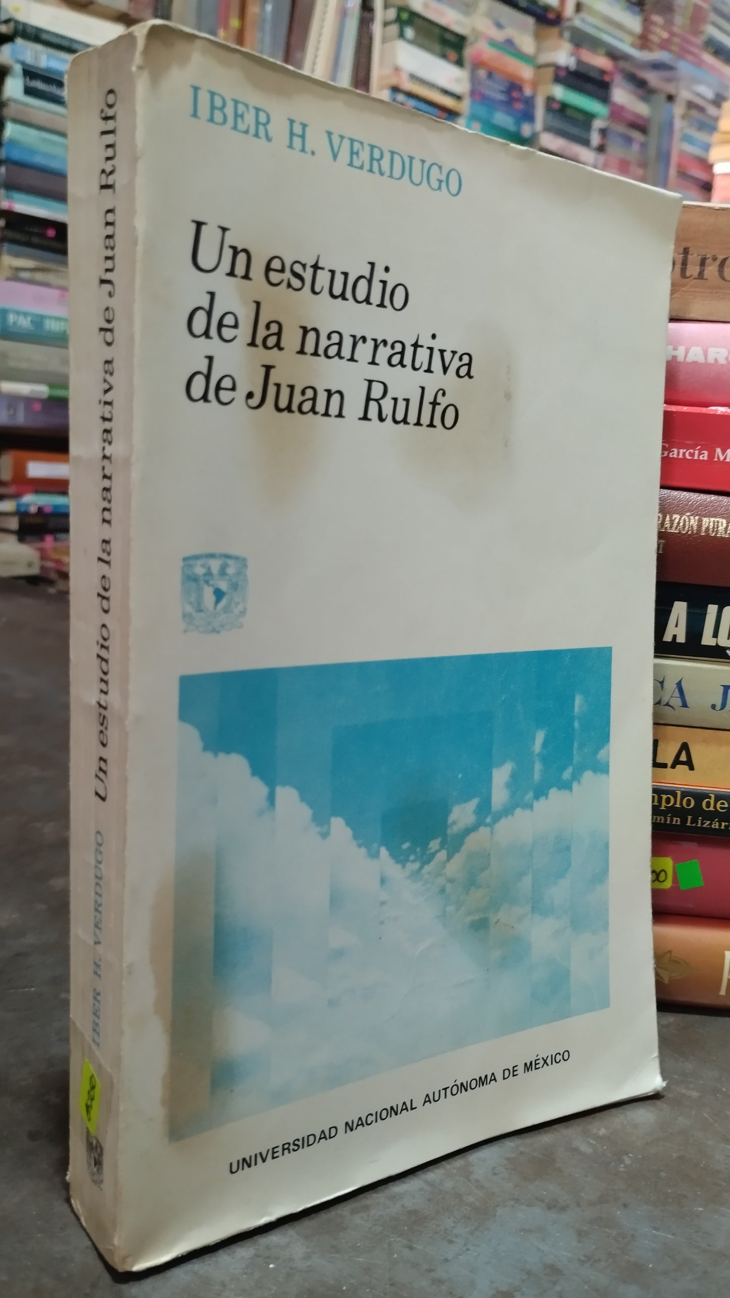 UN ESTUDIO DE LA NARRATIVA DE JUAN RULFO POR IBER H VERDUGO LIBRO USADO ANTIGUO ALDAMA