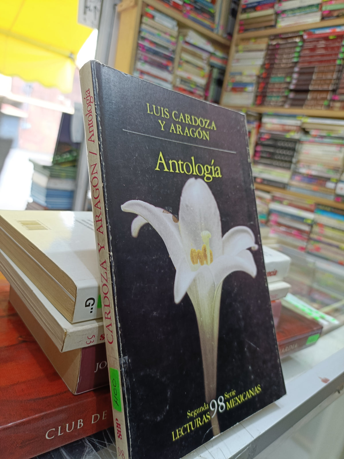 ANTOLOGIA POR LUIS CARDIZA Y ARAGON USADO NOVELA JUAREZ 515