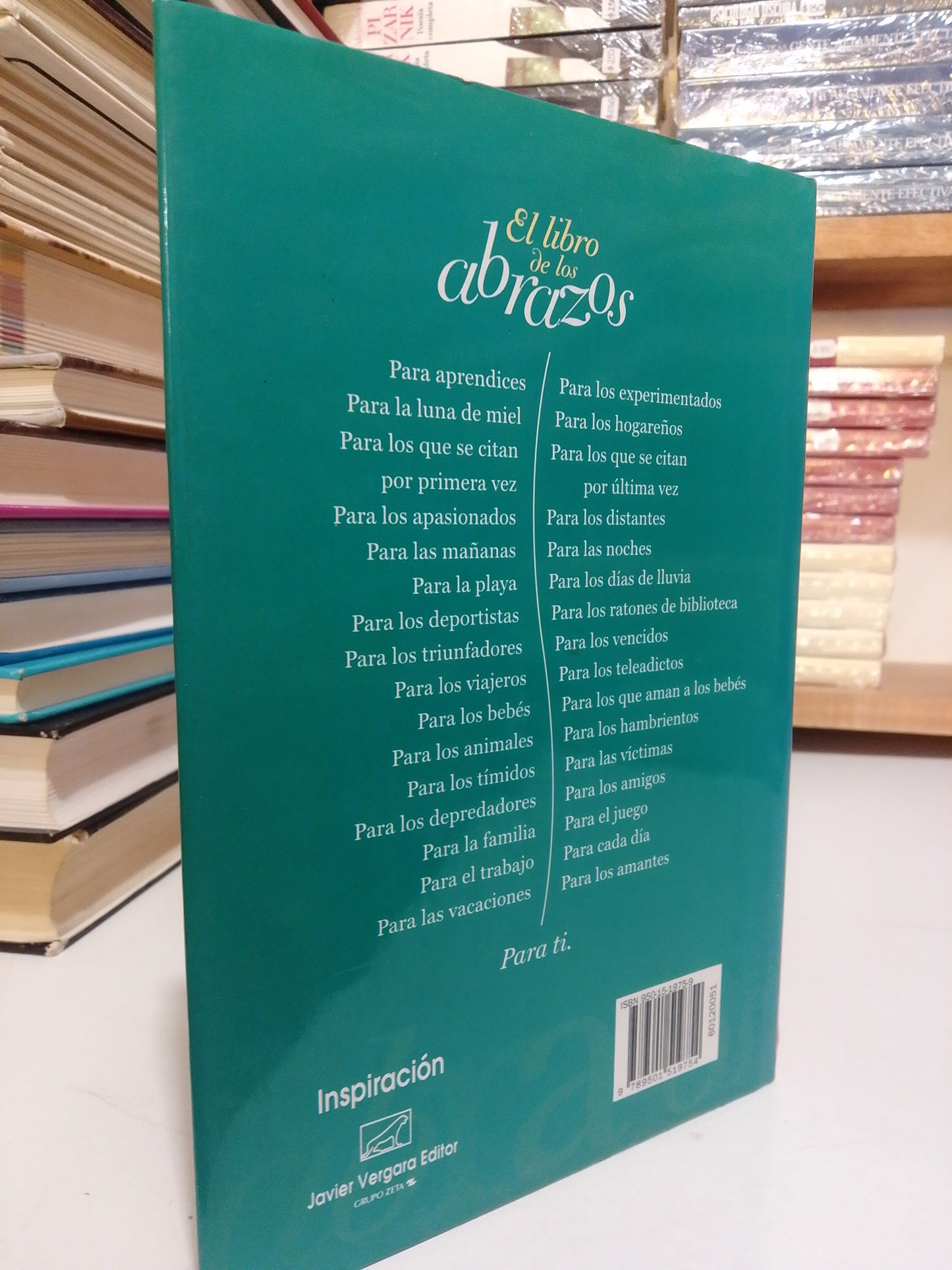 EL LIBRO DE LOS ABRAZOS POR RICKY FRIEDEL USADO SUP.PERSONAL JUÁREZ
