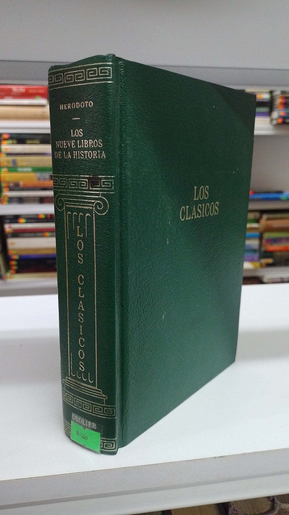 LOS CLASICOS LOS NUEVE LIBROS DE LA HISTORIA POR HERODOTO USADO NOVELA JUAREZ 515