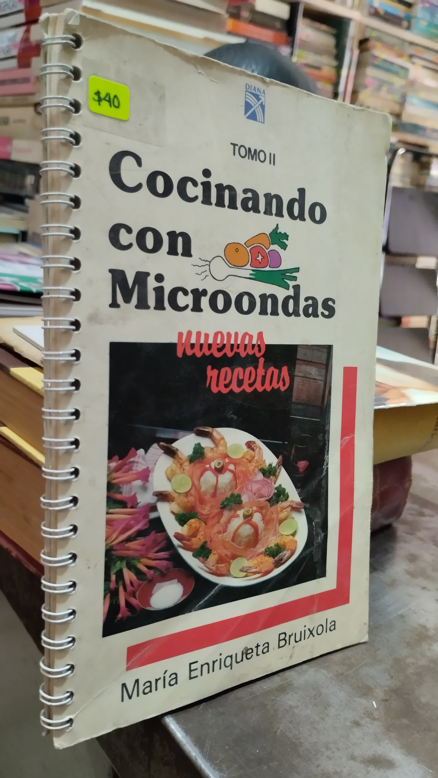 COCINA CON MICROONDAS TOMO II POR MARIA ENRIQUETA BRUIXOLA LIBRO USADO COCINA ALDAMA
