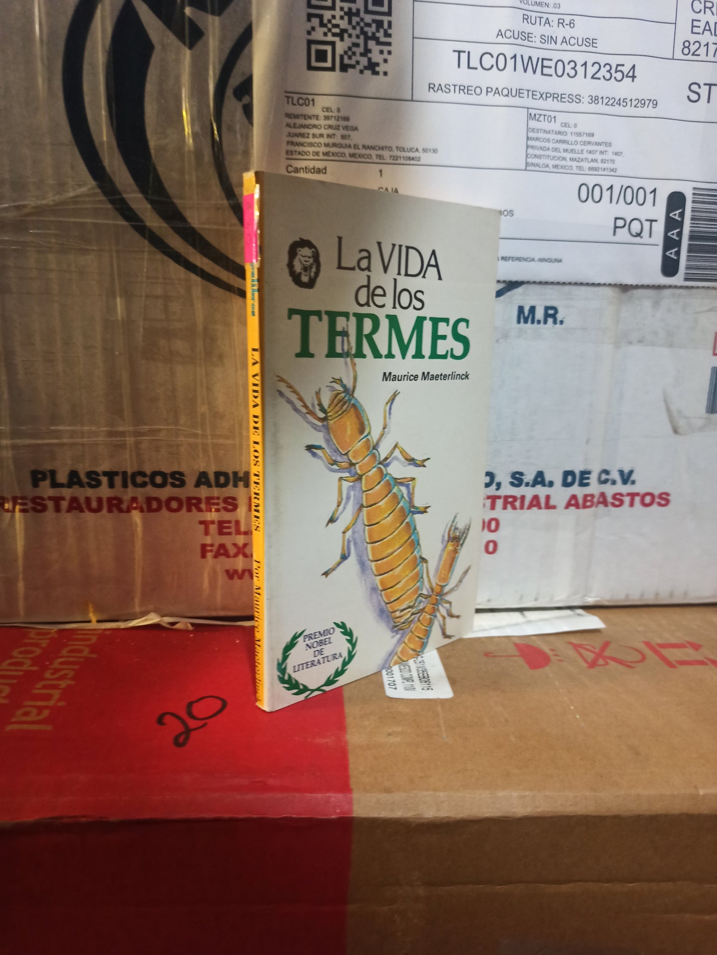 LA VIDA DE LOS TERMES POR MAURICE MAETERLINCK USADO NOVELAS JUÁREZ