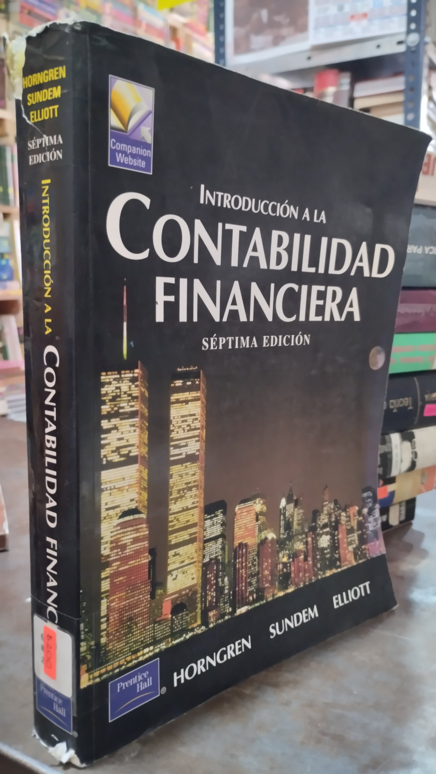 INTRODUCCION A LA CONTABILIDAD FINANCIERA HORNGREN LIBRO USADO ADMINISTRACION ALDAMA
