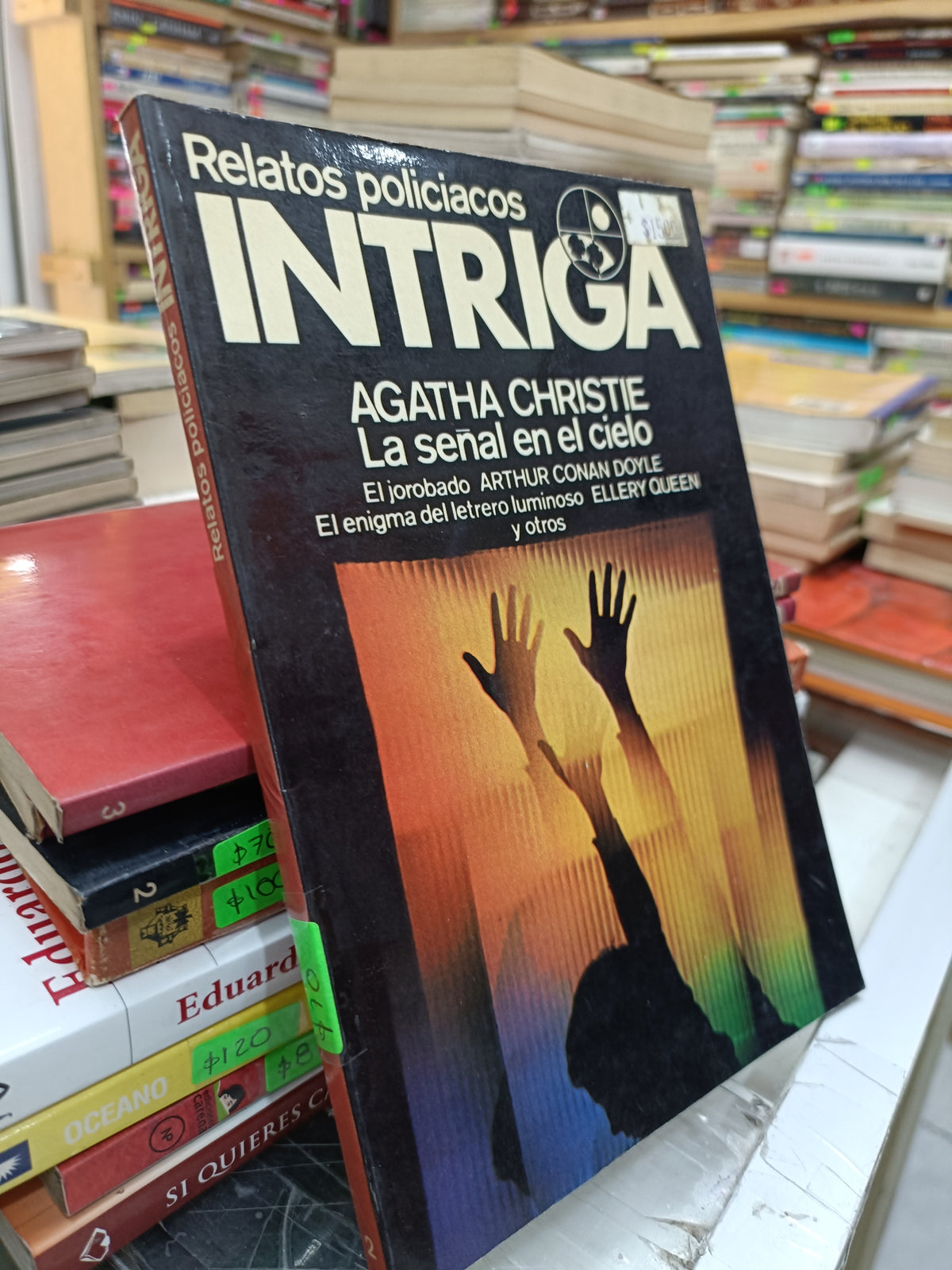 RELATOS POLICIACOS INTRIGA POR AGATHA CRISTIE USADO NOVELA JUAREZ 515
