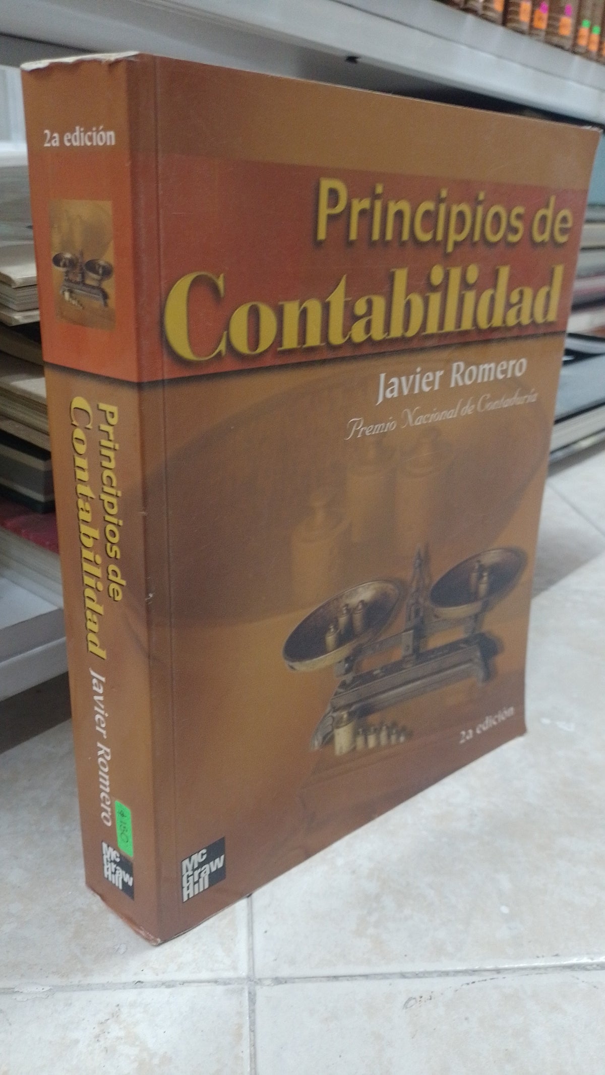 PRINCIPIOS DE CONTABILIDAD POR JAVIER ROMERO USADO ADMINISTRACION JUAREZ 515