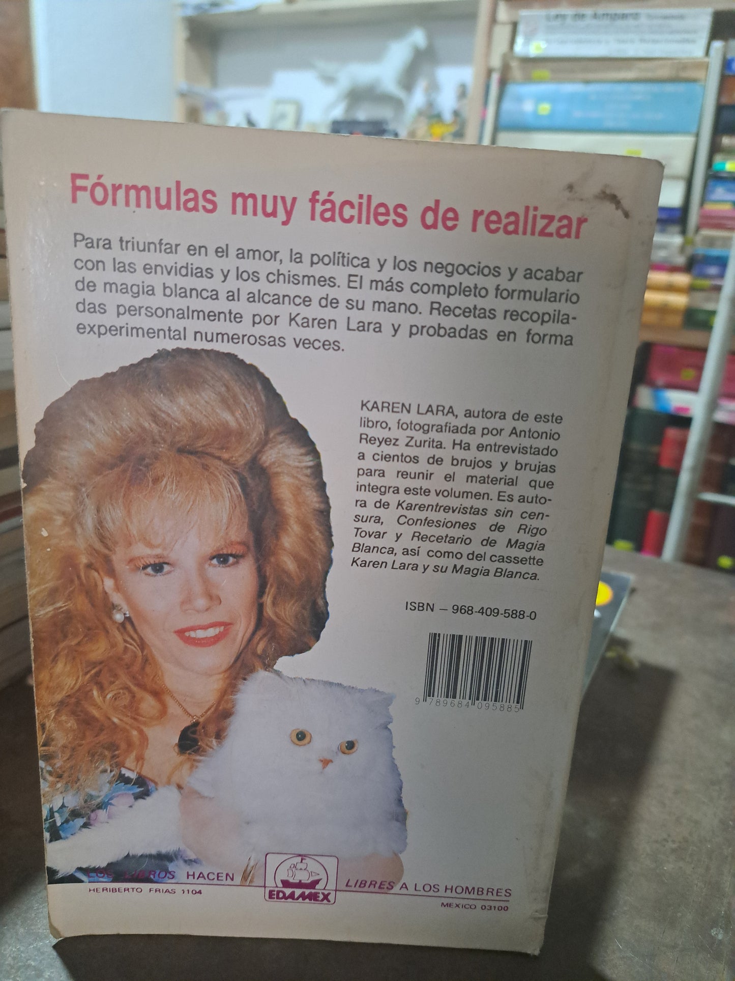 MODERNO FORMULARIO DE HECHICERÍA KAREN LARA USADO ESOTERISMO ALDAMA