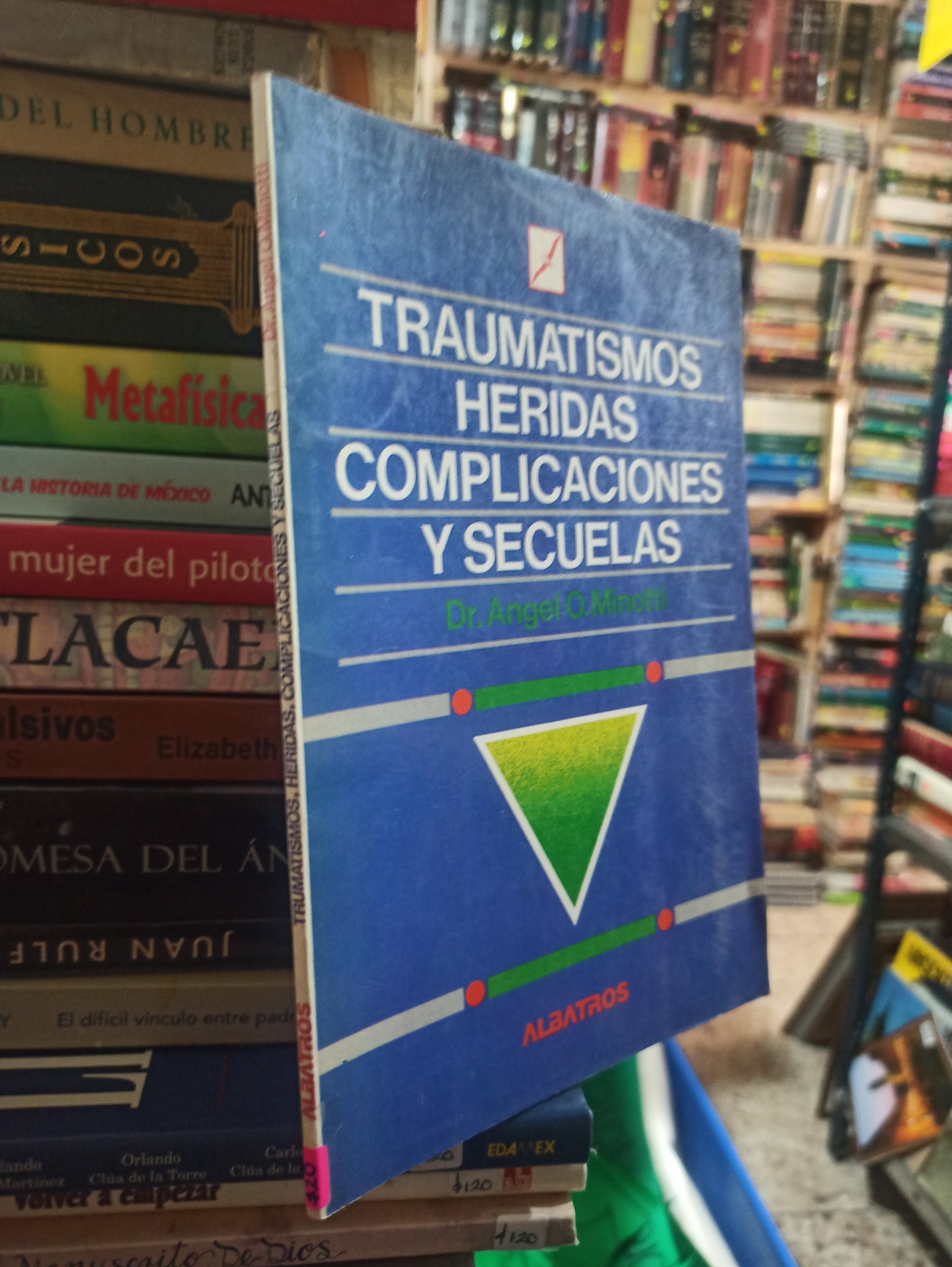 TRAUMATISMOS HERIDAS COMPLICACIONES Y SECUELAS POR ANGEL O. MINOTTI USADO SALUD ALDAMA