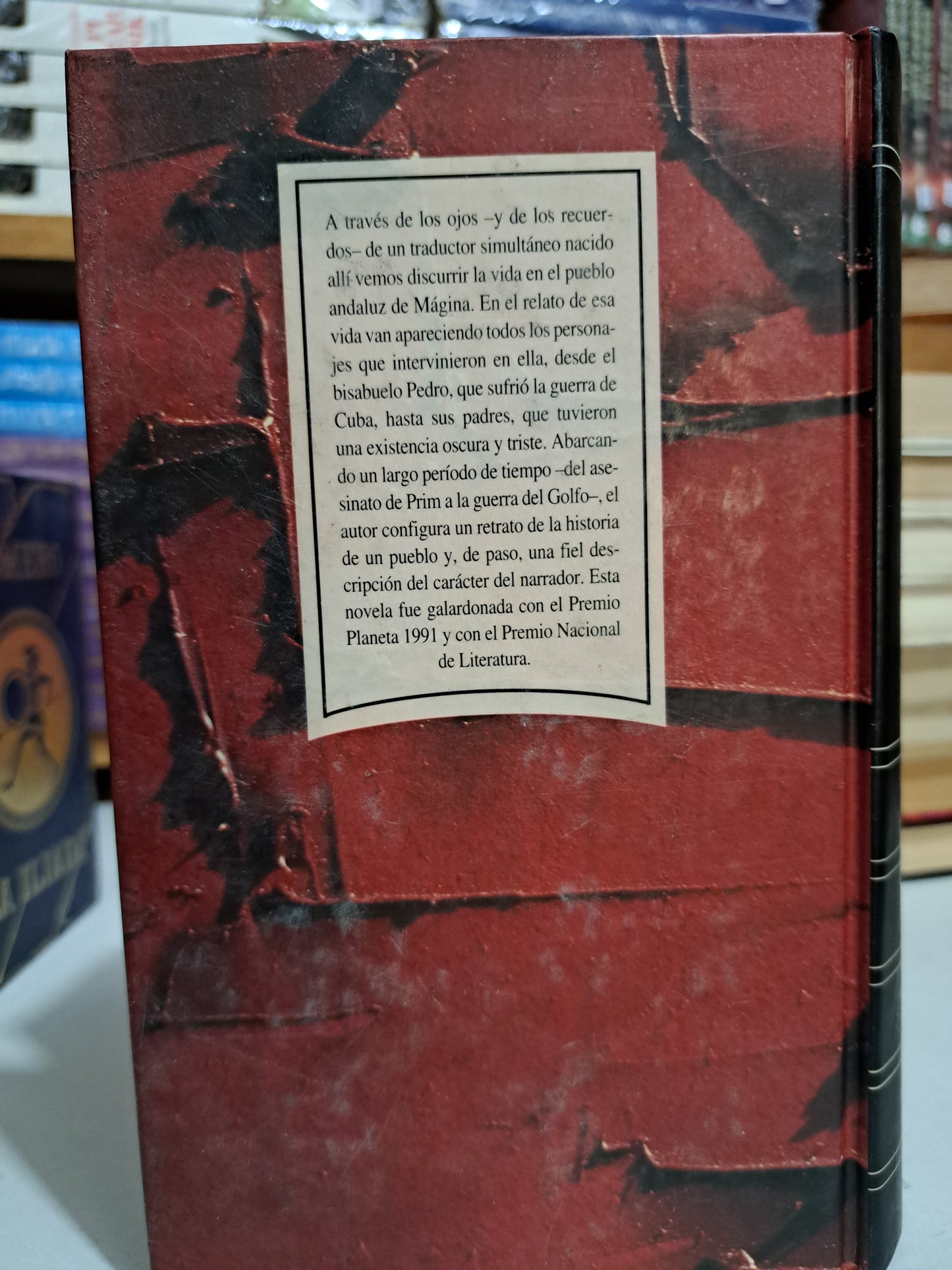 EL JINETE POLACO ANTONIO MUÑOZ MOLINA USADO NOVELA JUÁREZ