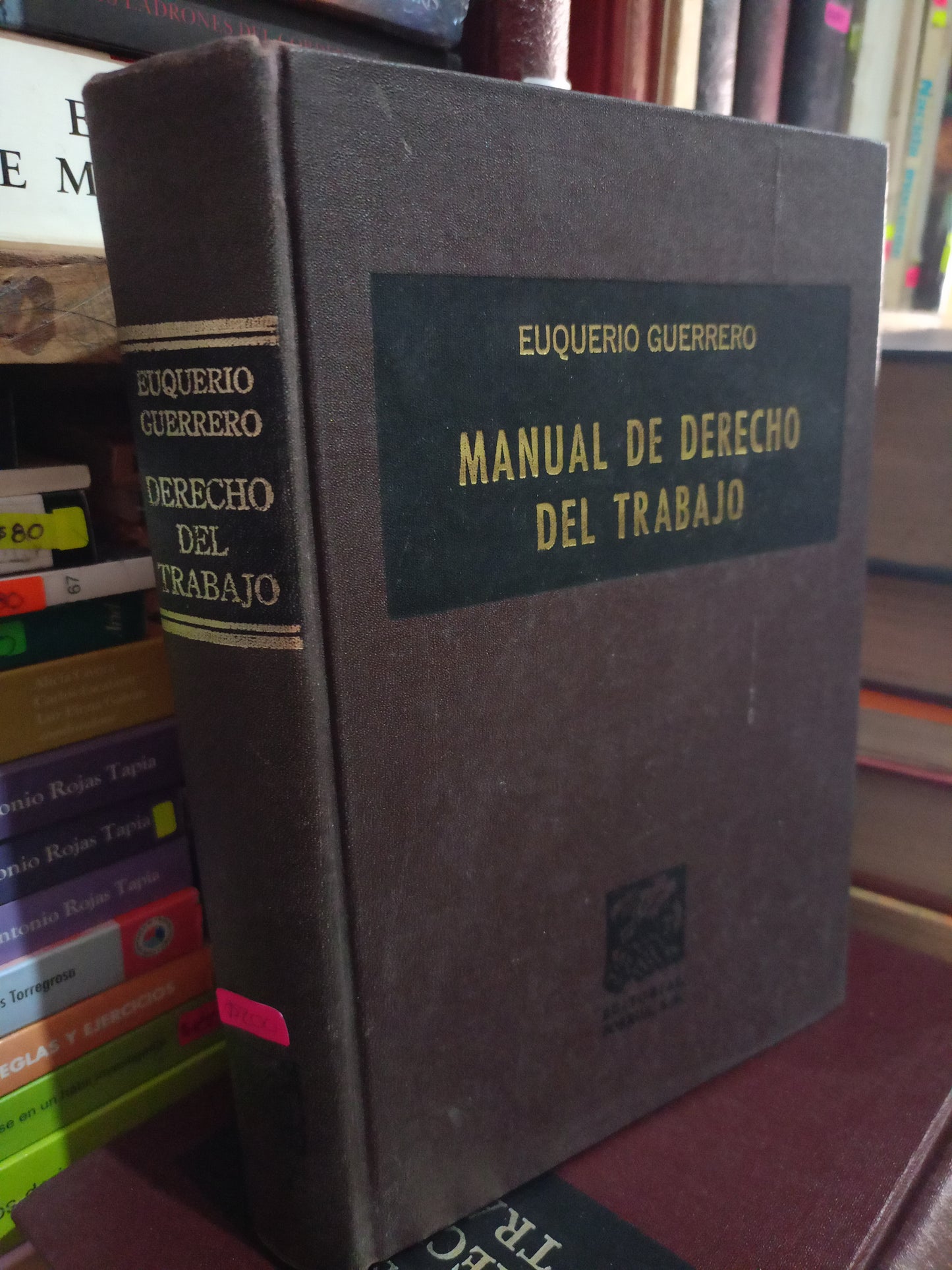 MANUAL DE DERECHO DEL TRABAJO POR EUQUERIO GUERRERO USADO DERECHO LITERARIO 305