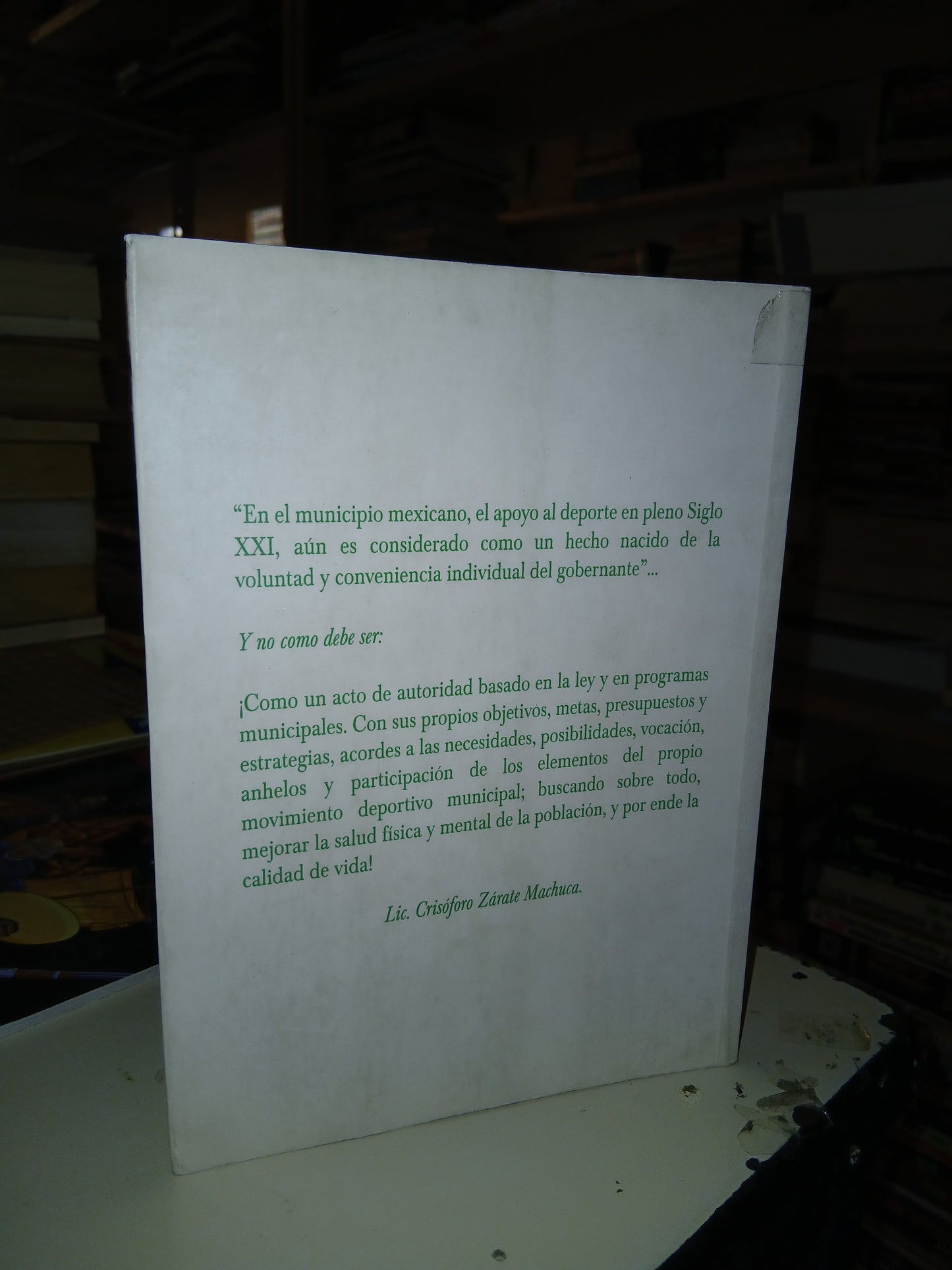 ESTUDIOS DE DERECHO DEL DEPORTE (TOMO IV) POR CRISÓFORO ZÁRATE MACHUCA USADO DERECHO LITERARIO 207