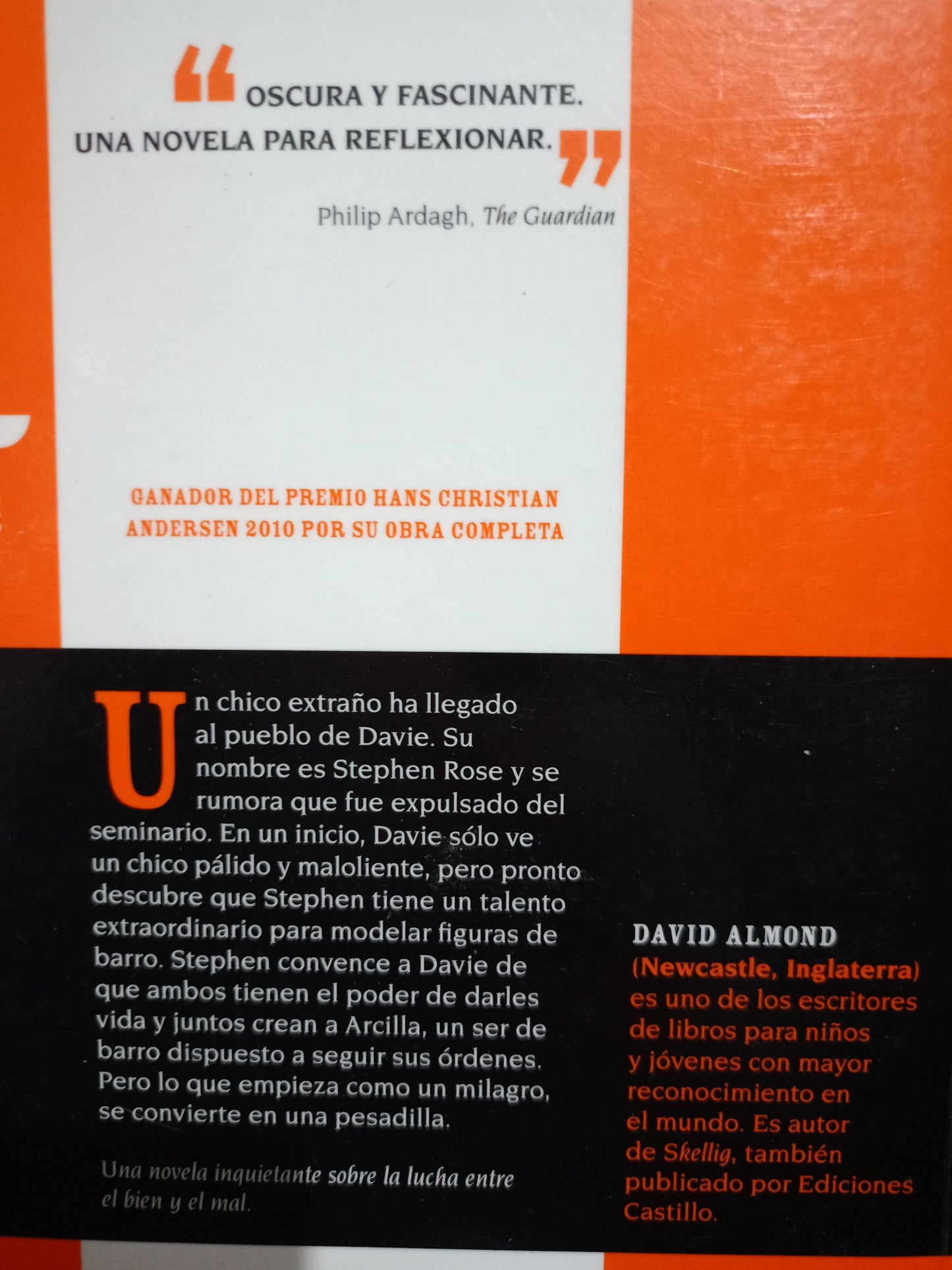 ARCILLA POR DAVID ALMOND USADO NOVELA LITERARIO 305