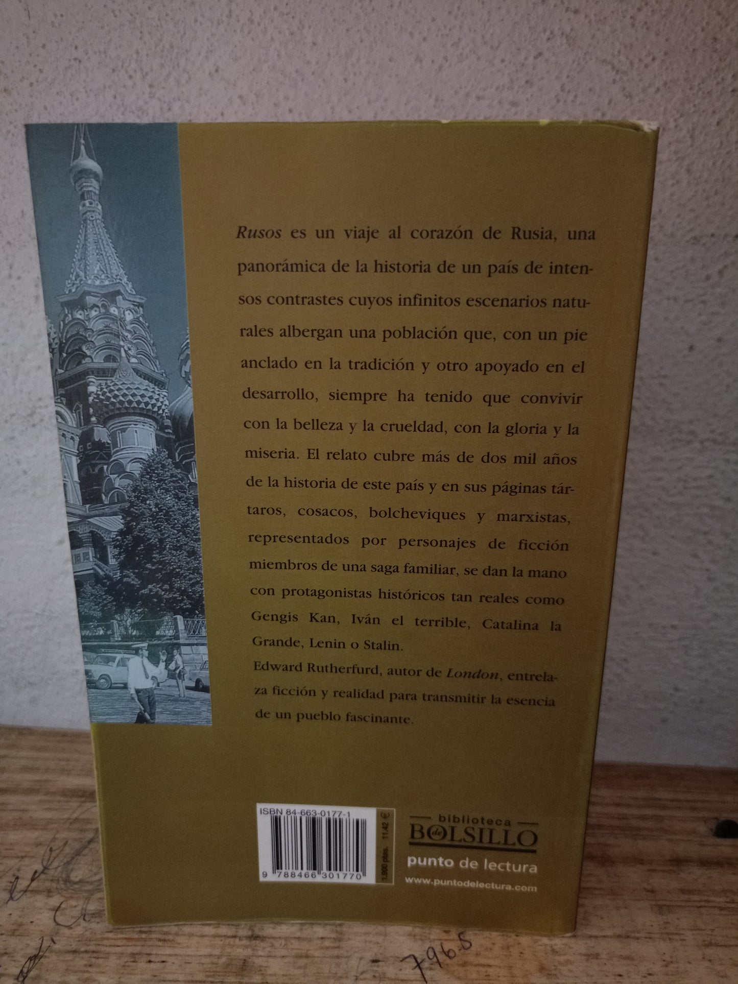 RUSOS POR EDWARD RUTHERFORD USADO NOVELA LITERARIO 305