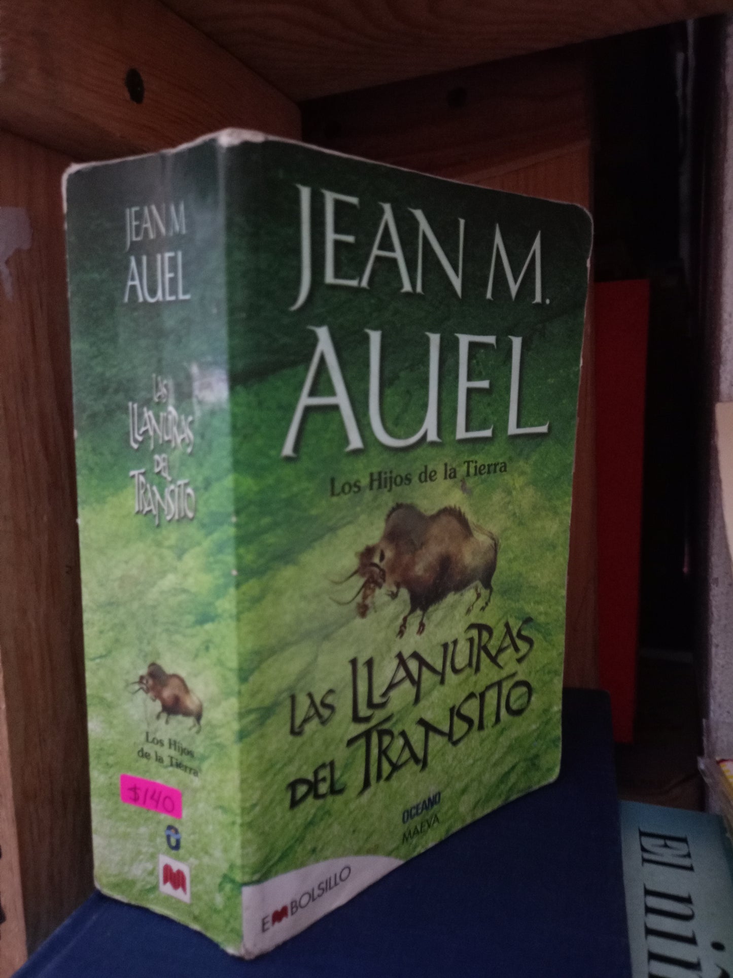 LAS LLANURAS DEL TRANSITO JEAN M AUEL USADO NOVELA LITERARIO 305
