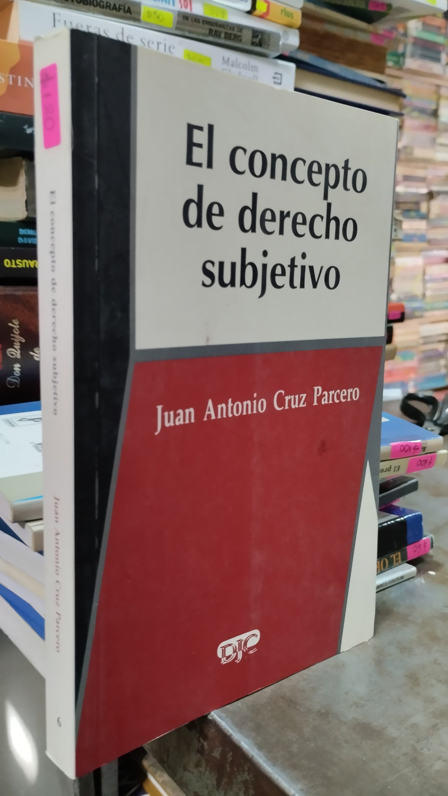 EL CONCEPTO DE DERECHO SUBJETIVO POR JUAN ANTONIO CRUZ PARCERO LIBRO USADO DERECHO ALDAMA