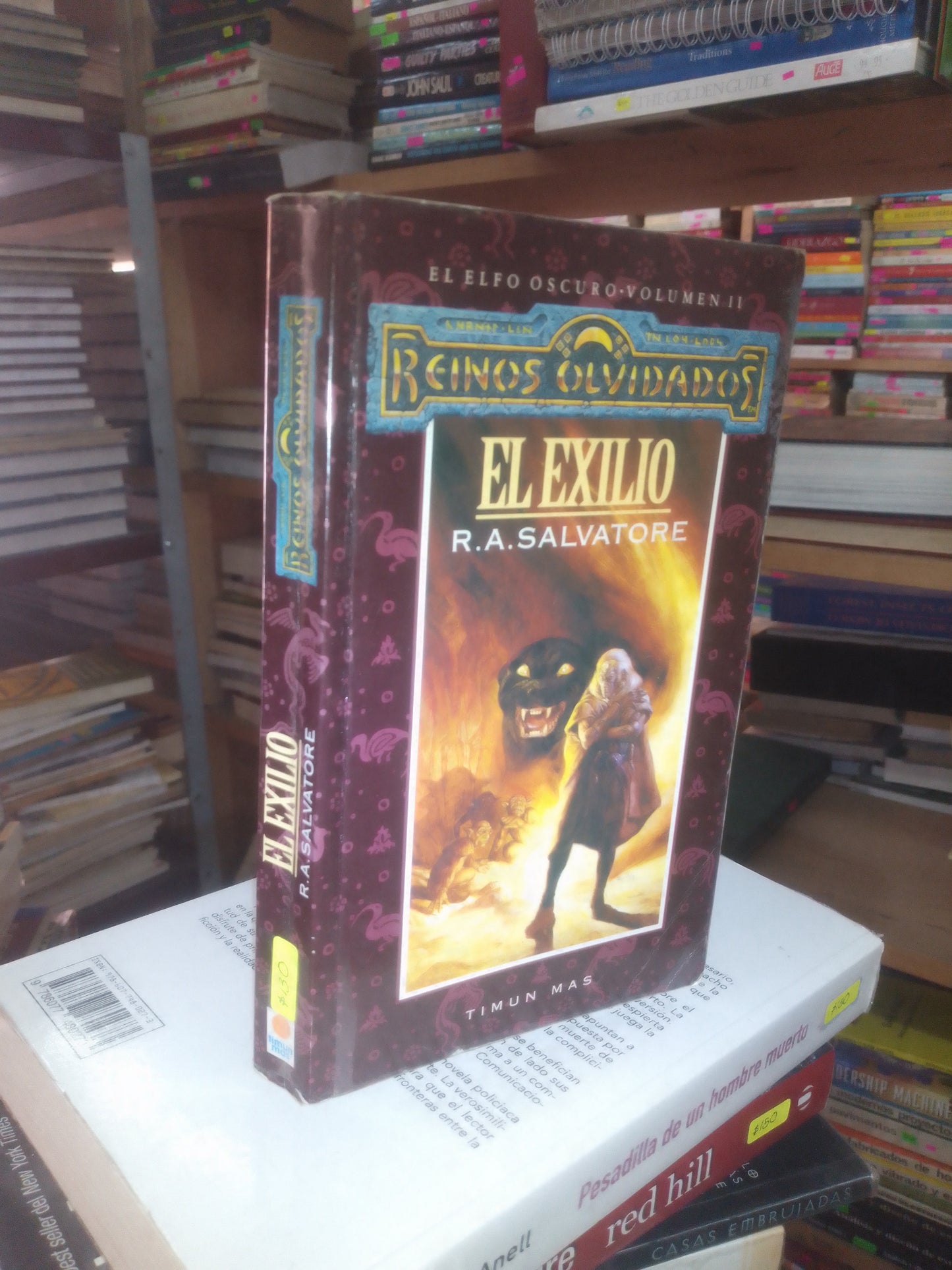 EL EXILIO POR R.A. SALVATORE USADO NOVELA LITERARIO 207