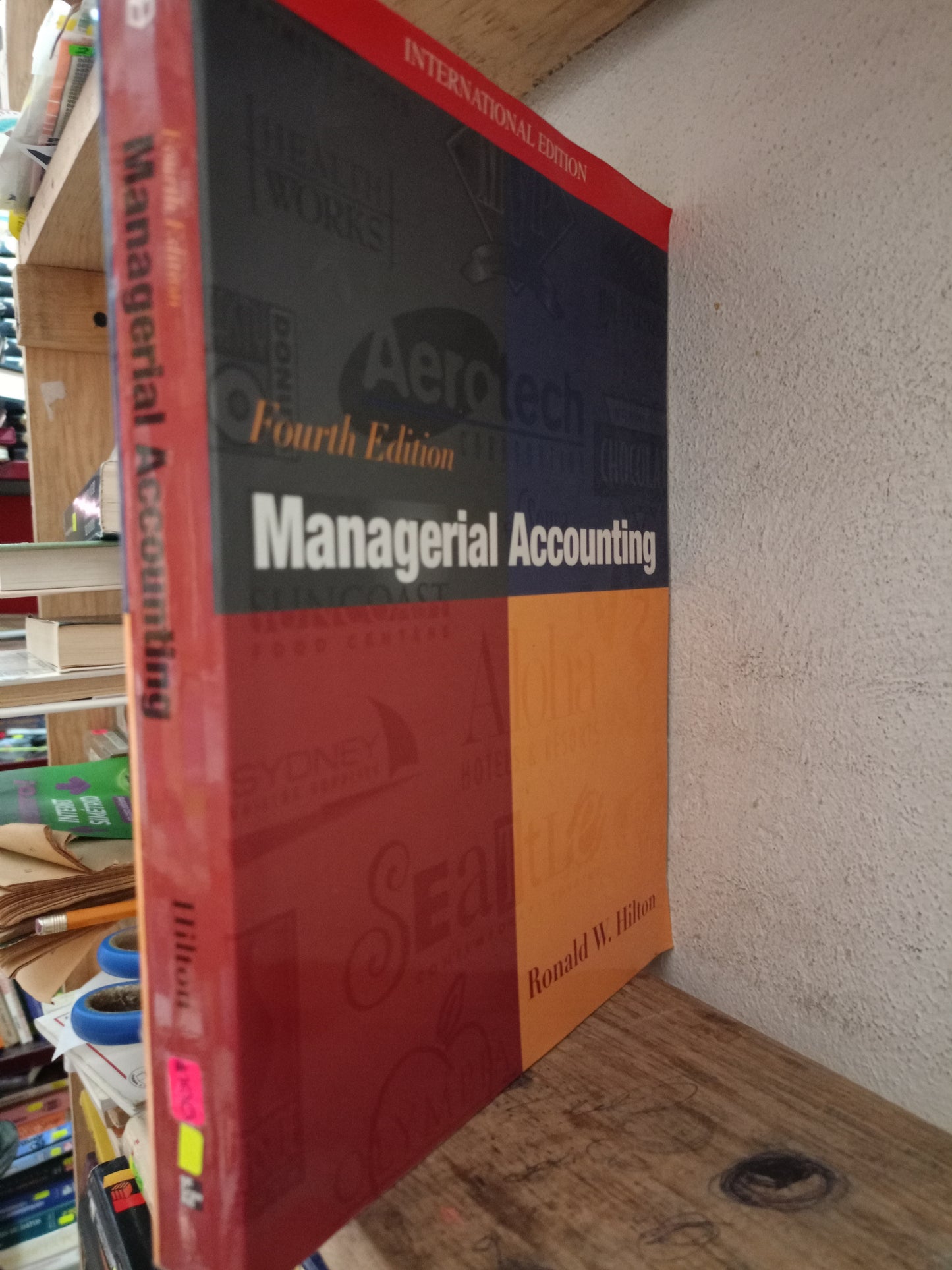 MANAGERIAL ACCOUNTING BY RONALD W HILTON USADO ADMINISTRACIÓN LITERARIO 305