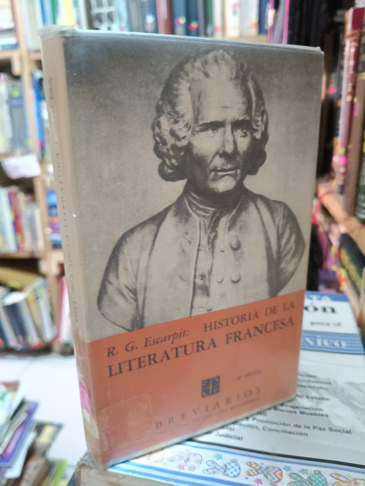 R.G ESCARPIT: HISTORIA DE LA LITERATURA FRANCESA BREVIARIOS USADO HISTORIA LITERARIO 305