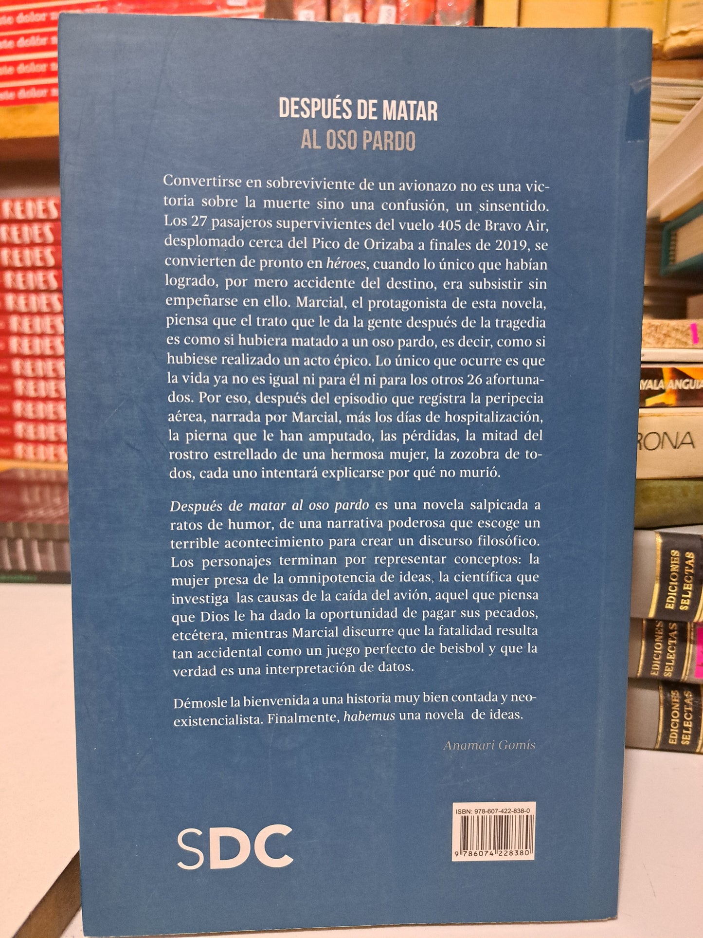DESPUÉS DE MATAR AL OSO PARDO JOSÉ MARÍA CAMACHO SEVILLA USADO NOVELA JUÁREZ