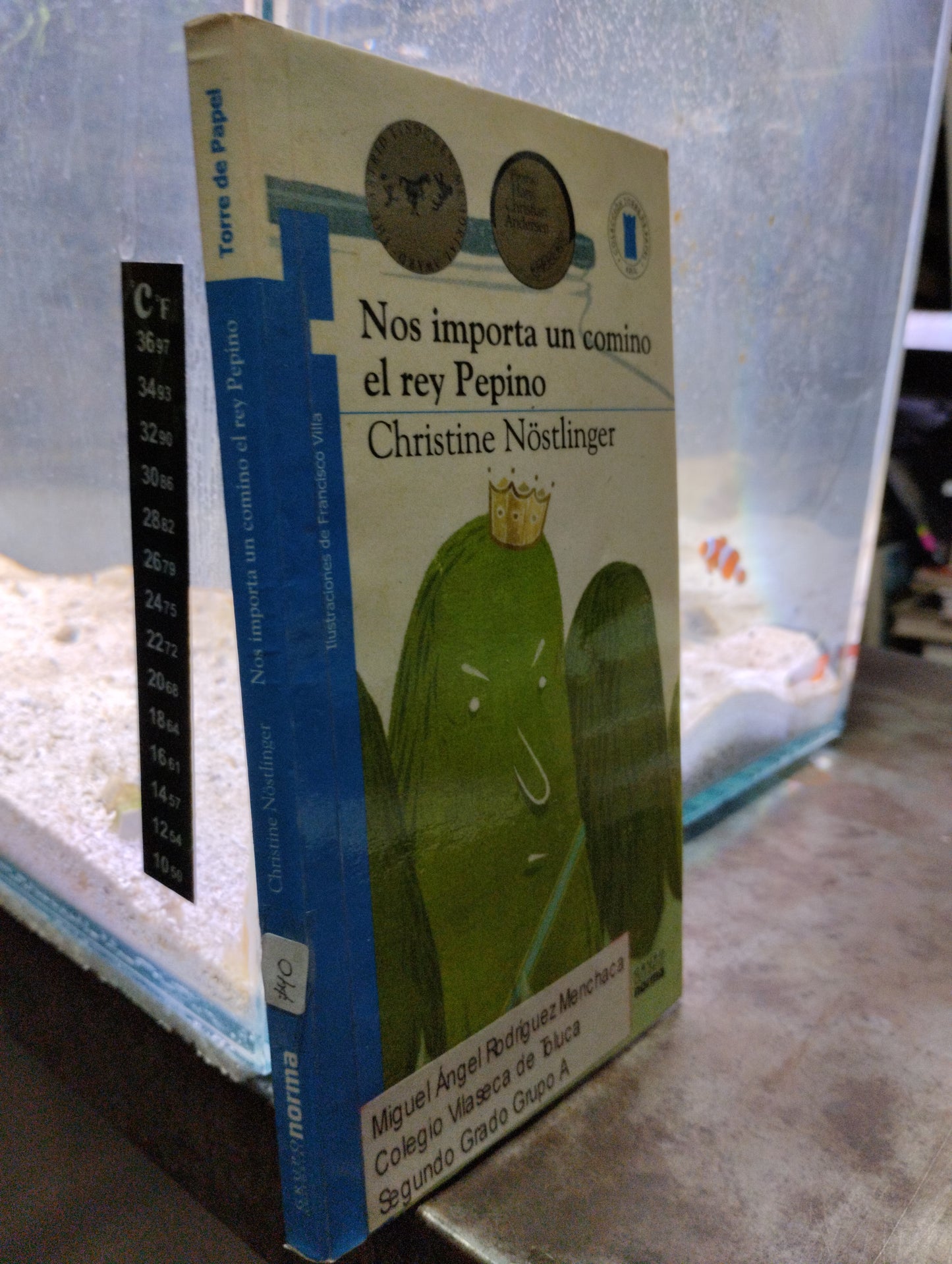 NOS IMPORTA UN COMINO EL REY PEPINO POR CHRISTINE NOSTLINGER USADO INFANTIL ALDAMA