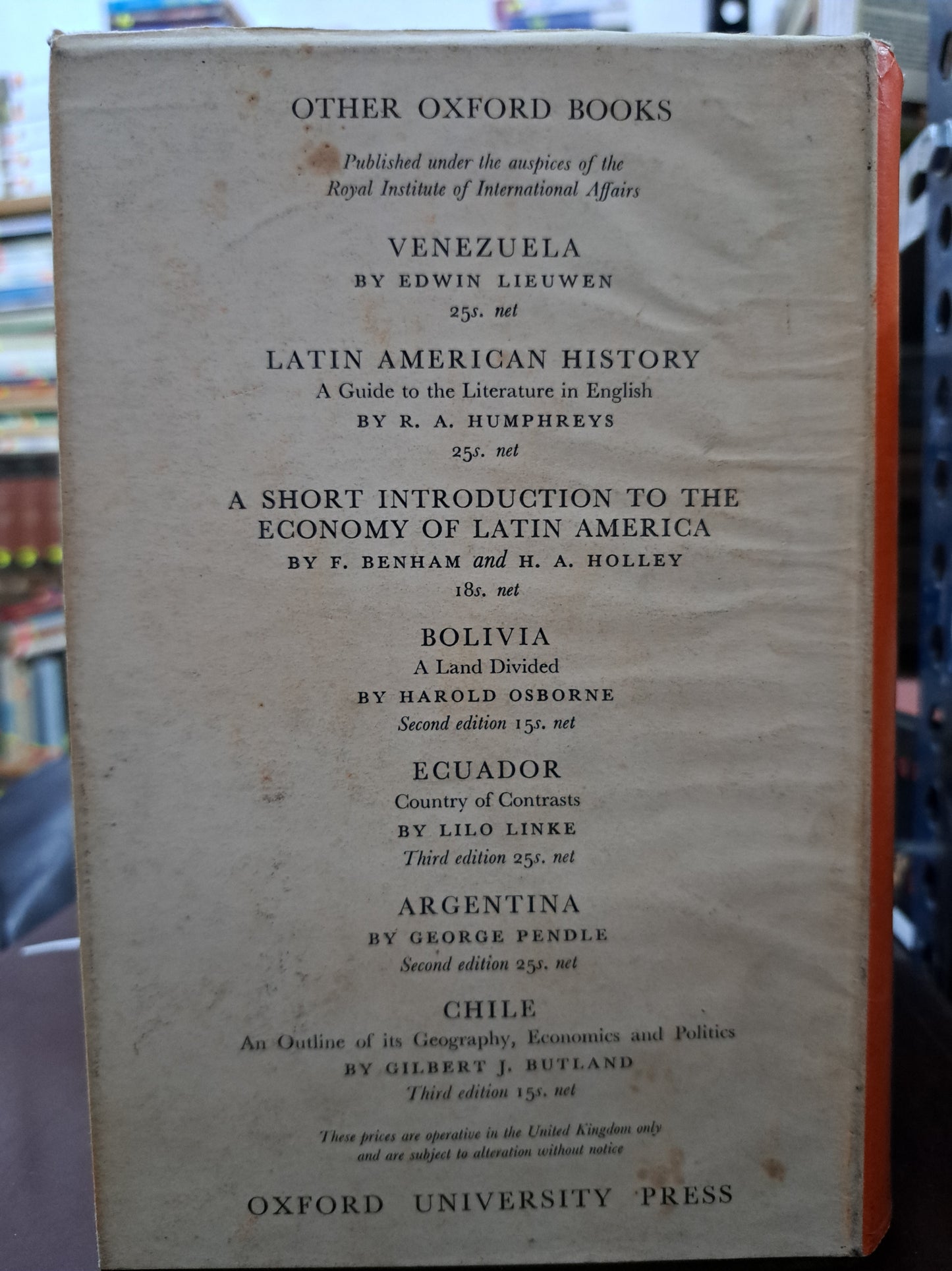 MEXICO REVOLUTION TO EVOLUTION 1940-1960 HOWARD F. CLINE USADO HISTORIA LITERARIO 305