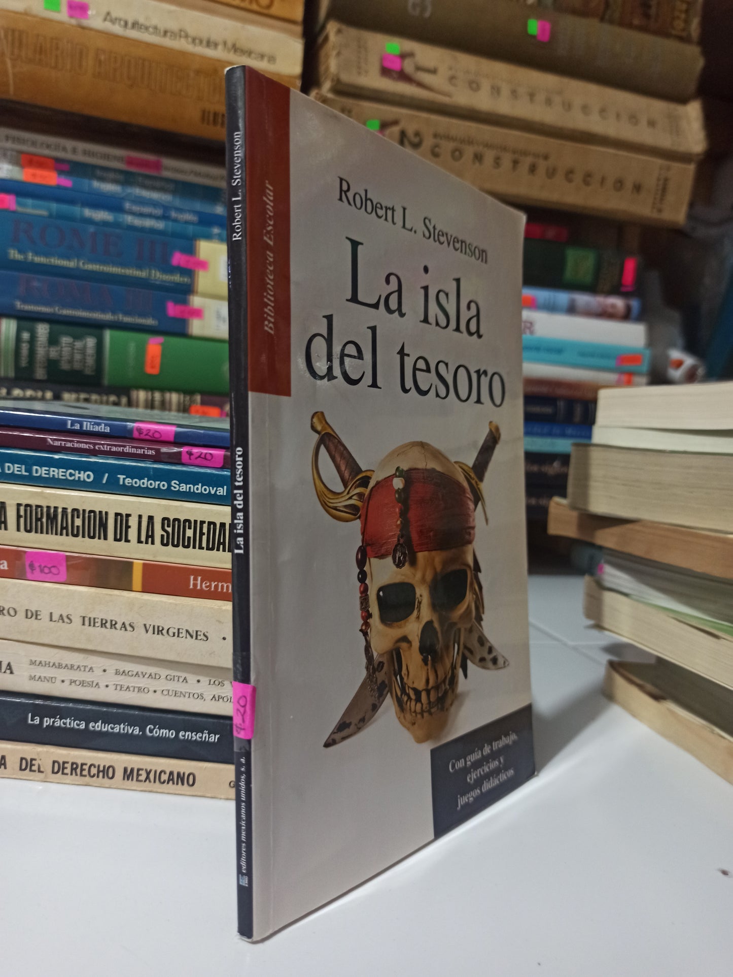 LA ISLA DEL TESORO POR ROBERT L. STEVENSON USADO NOVELAS JUÁREZ