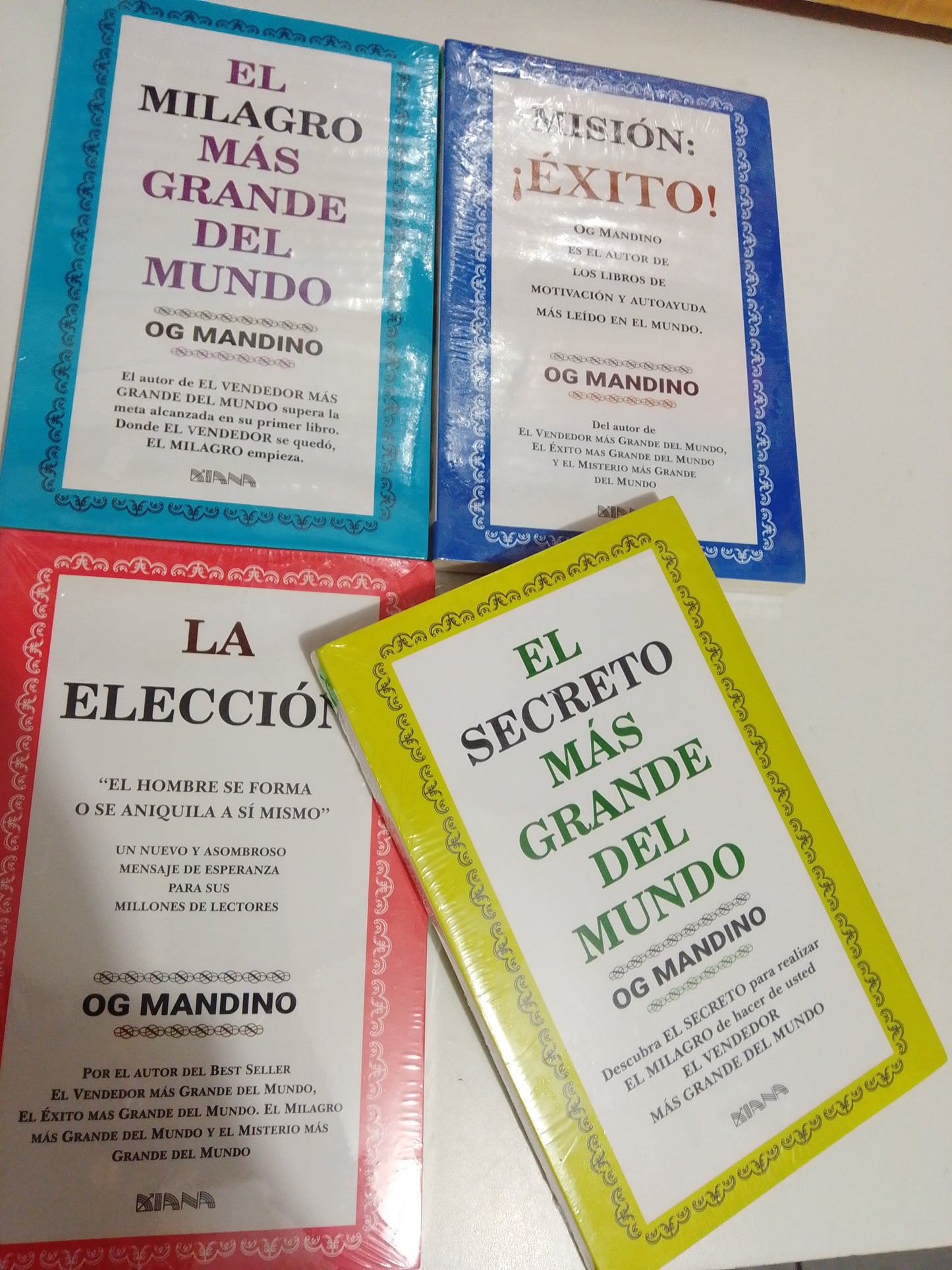 EL MILAGRO MAS GRANDE DEL MUNDO, EXITO, LA ELECCION Y EL SECRETO MAS GRANDE DEL MUNDO POR OG MANDINO NUEVOS JUAREZ