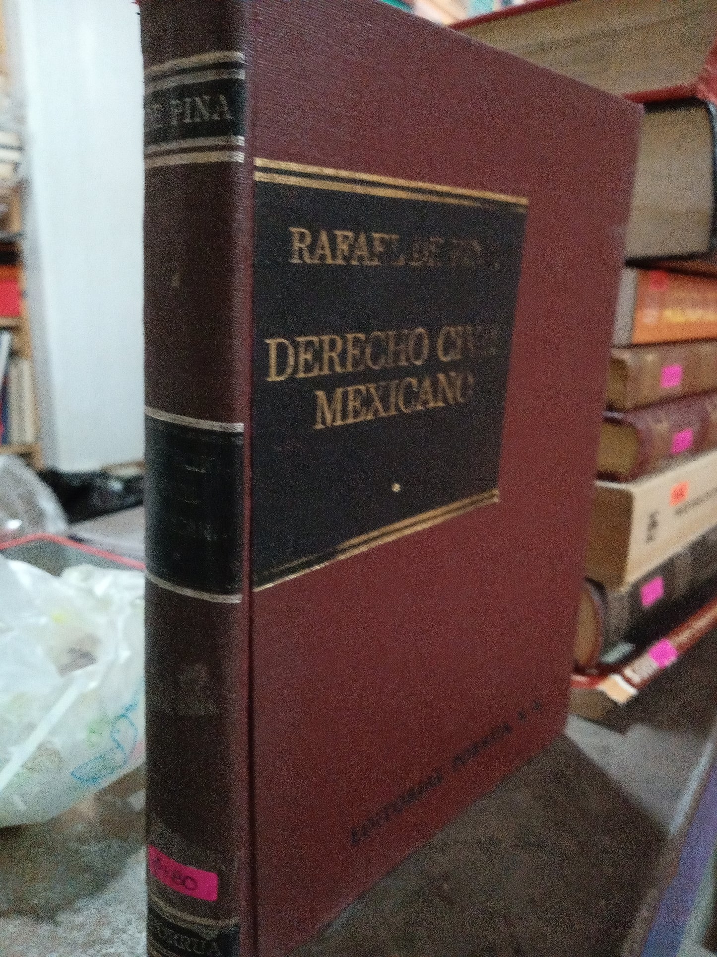 DERECHO CIVIL MEXICANO POR RAFAEL DE PINA USADO DERECHO ALDAMA