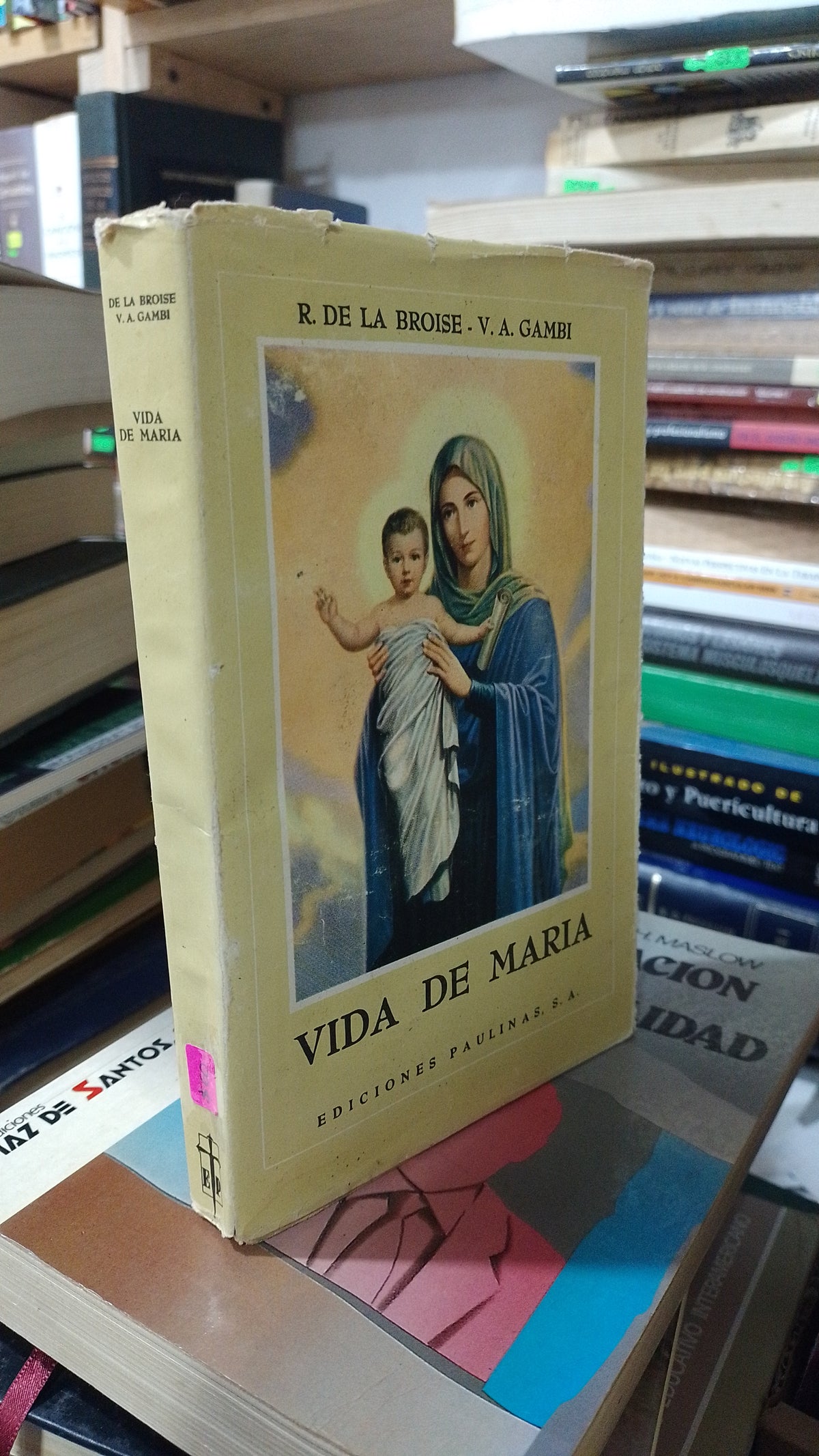 VIDA DE MARIA POR R DE LA BROISE USADO RELIGION JUAREZ 507