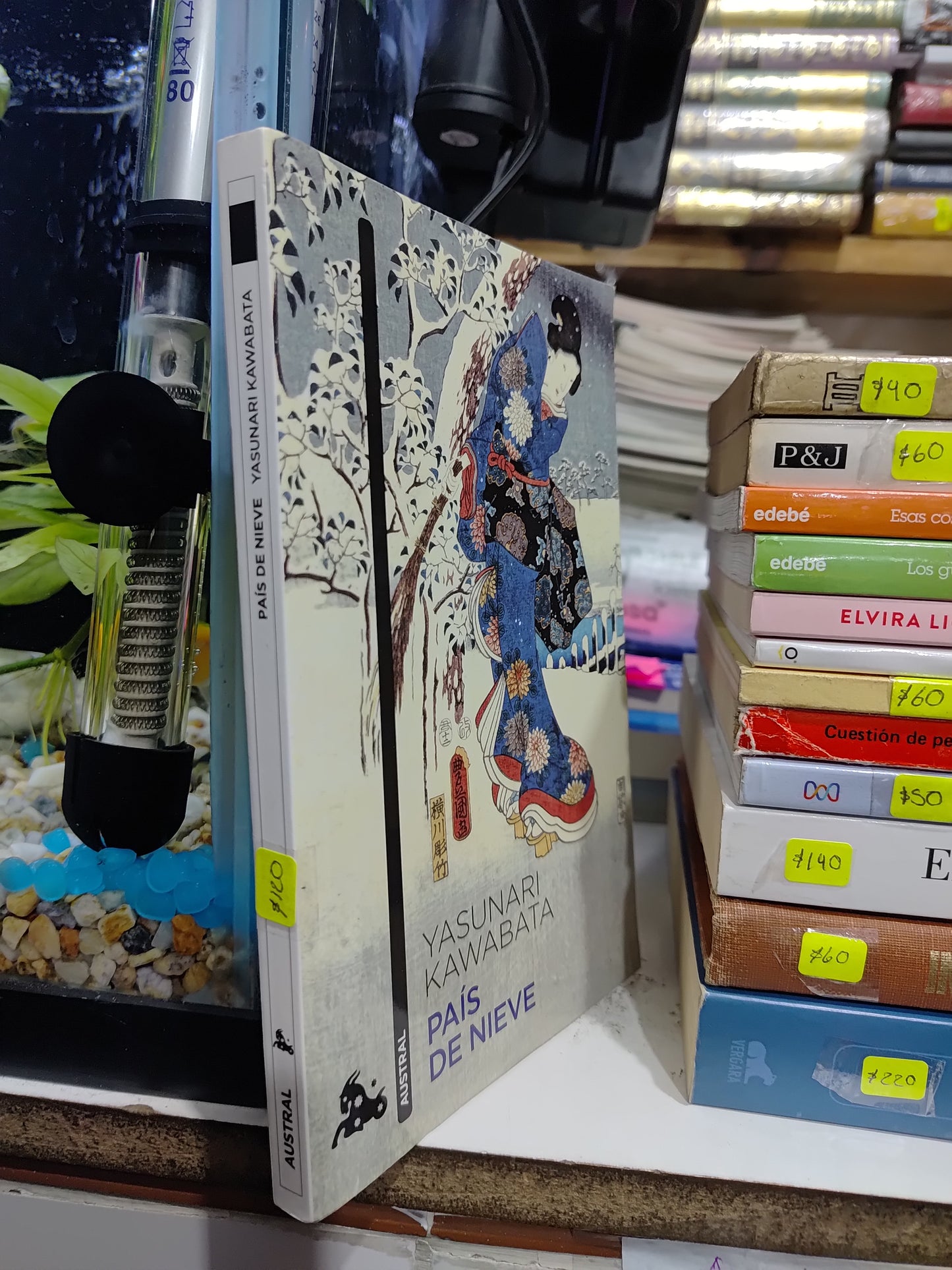 PAIS DE NIEVE POR YASUNARI KAWABATA USADO NOVELAS JUAREZ 507