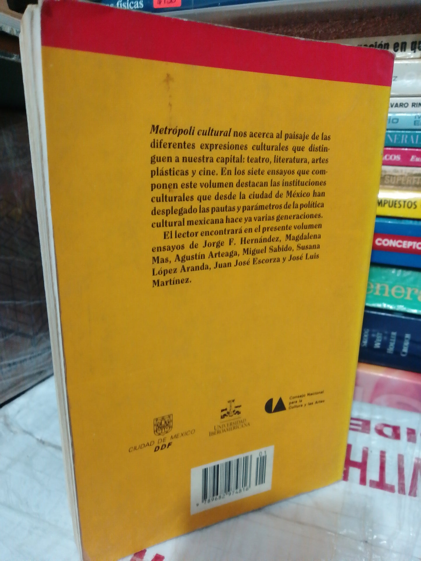 METRÓPOLI CULTURAL ENSAYO SOBRE LA CIUDAD DE MÉXICO USADO NOVELA JUÁREZ