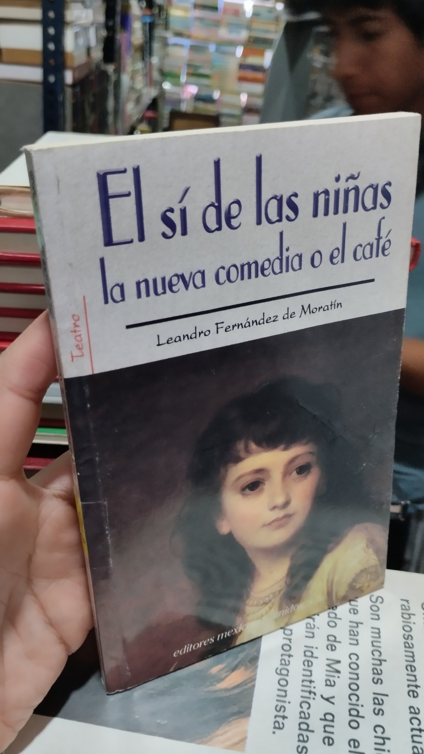 EL SI DE LAS NIÑAS POR LEANDRO FERNANDEZ DE MORATIN LIBRO USADO NOVELAS ALDAMA