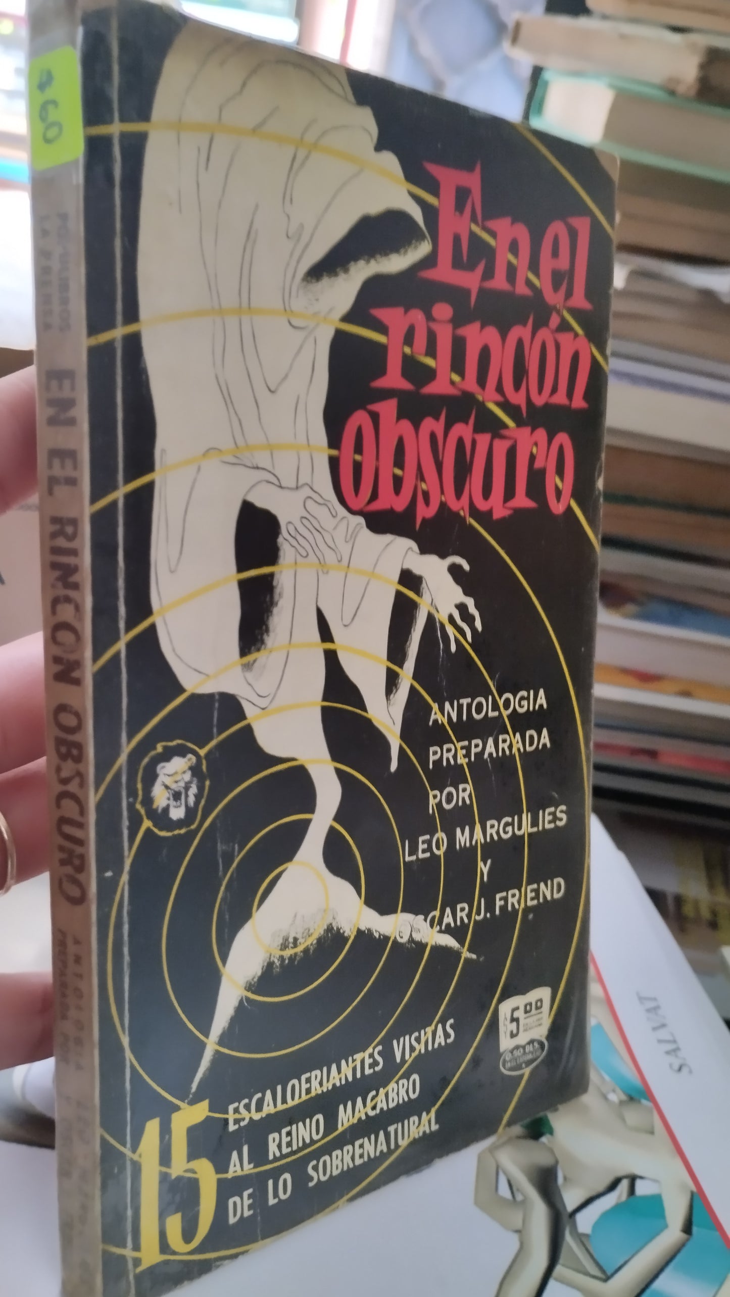 EN EL RINCON OSCURO POR LEO MARGULIES LIBRO USADO NOVELAS ALDAMA