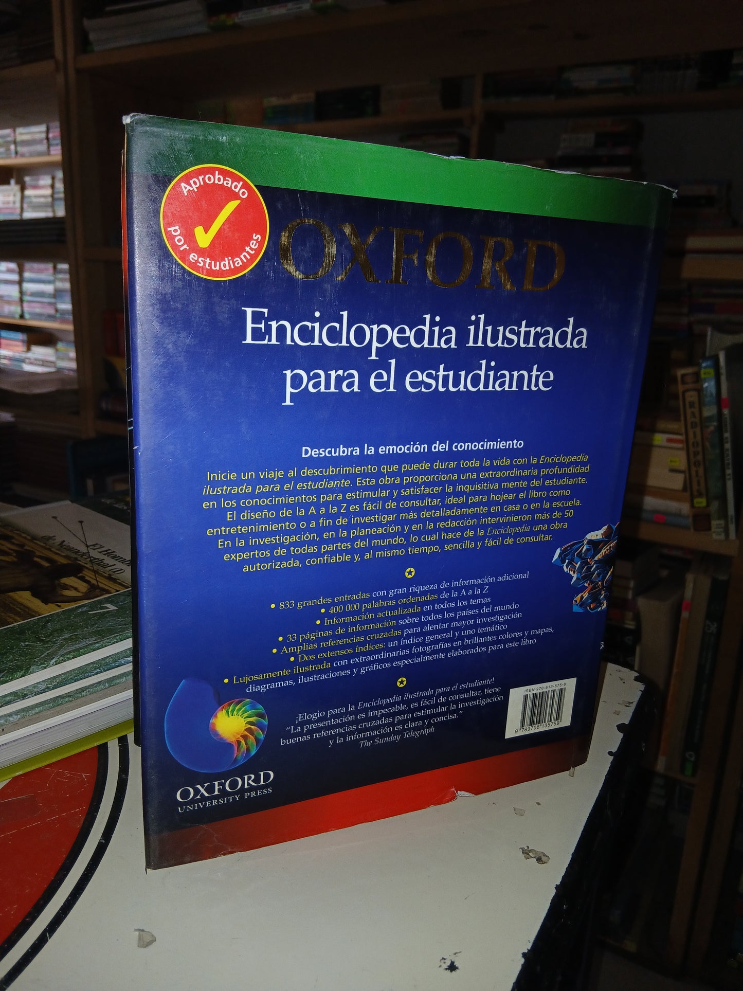 OXFORD ENCICLOPEDIA ILUSTRADA PARA EL ESTUDIANTE (VARIOS AUTORES) USADO GEOGRAFÍA LITERARIO 207