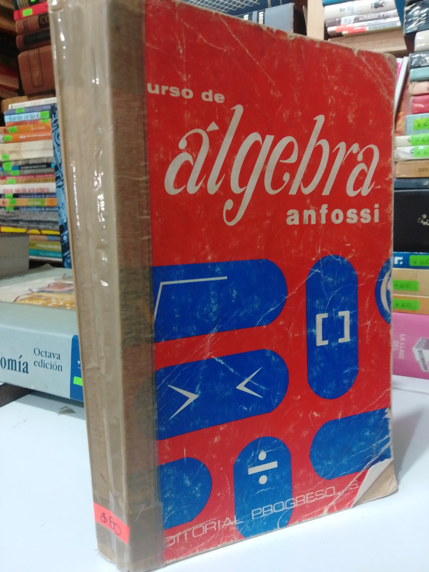 CURSO DE ALGEBRA POR ANFOSSI USADO MATEMATICAS JUAREZ