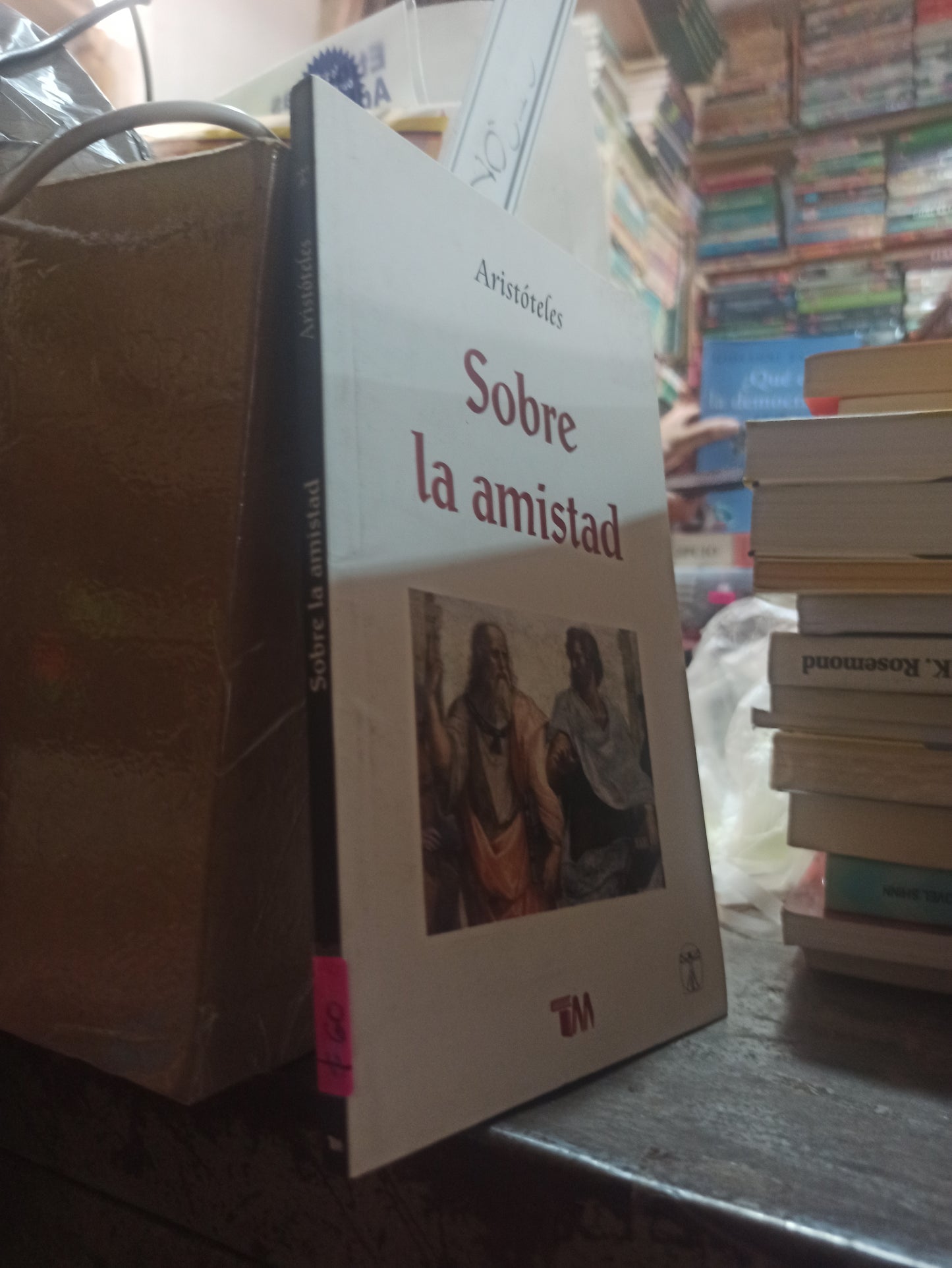 SOBRE LA AMISTAD POR ARISTOTELES USADO SUP PERSONAL ALDAMA