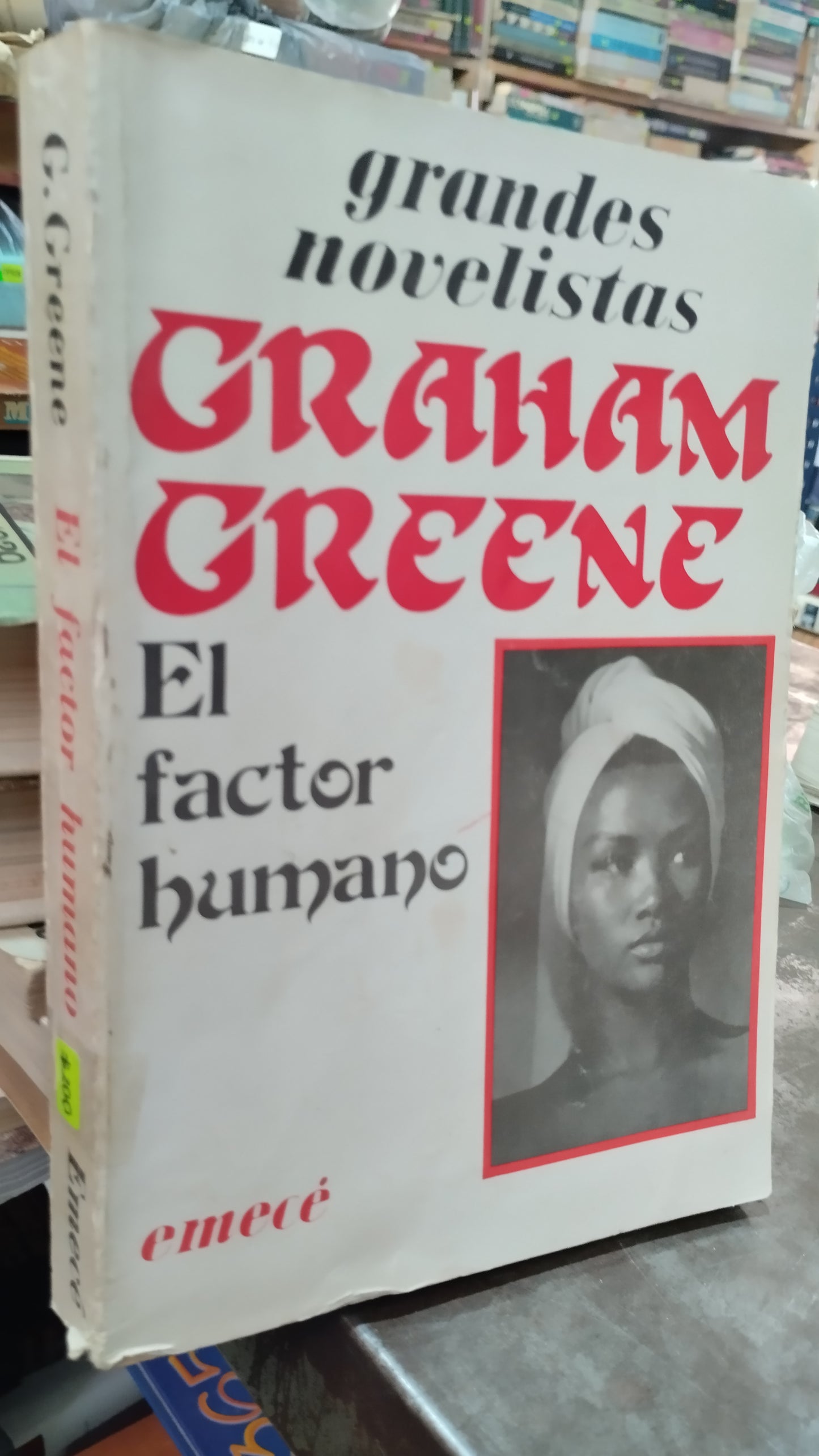 EL FACTOR HUMANO POR GRAHAM GREENE LIBRO USADO ANTIGUO ALDAMA