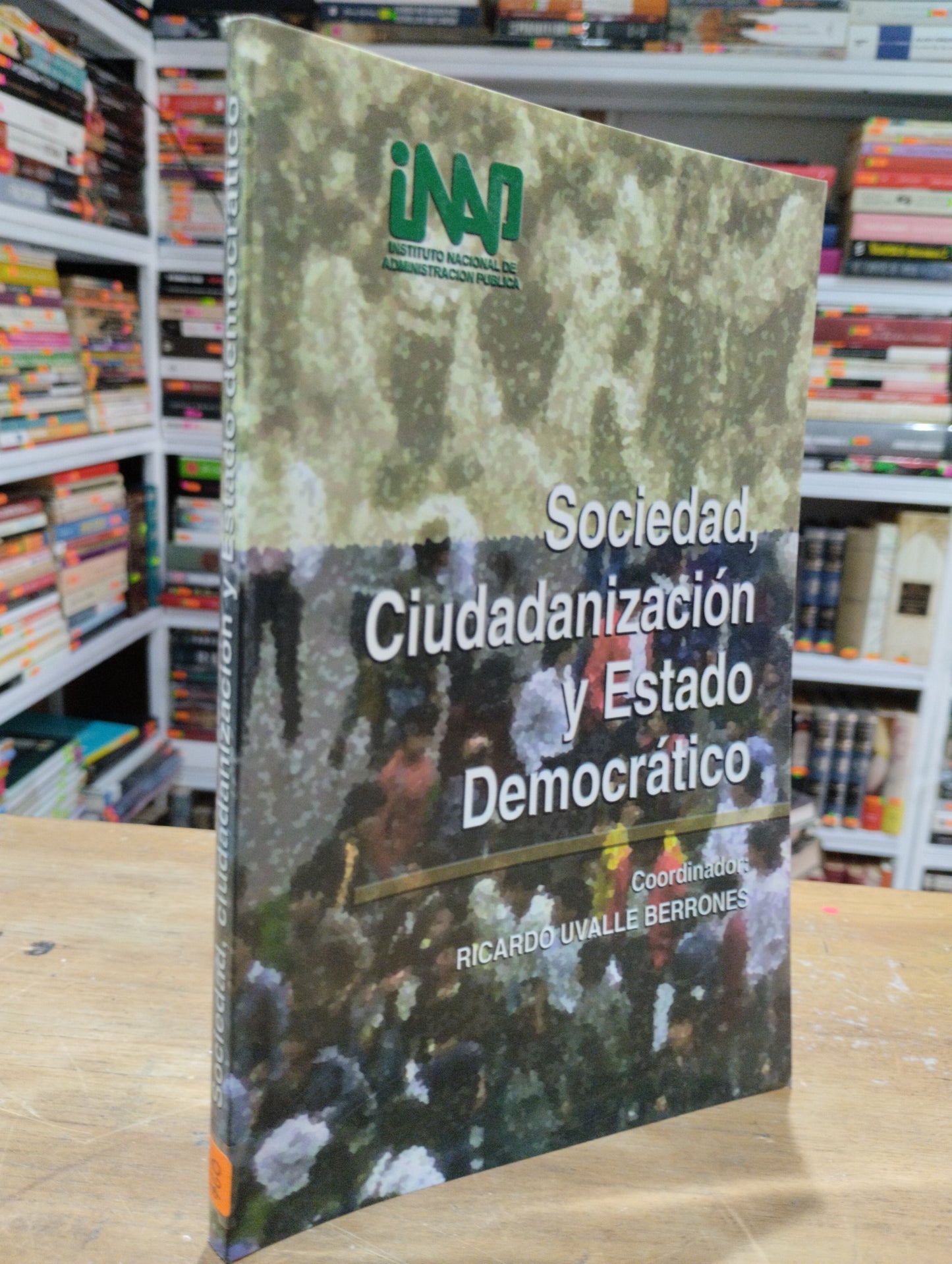 SOCIEDAD CIUDADANIZACION Y ESTADO DEMOCRATICO POR RICARDO UVALLE BERRONES USADO SOCIOLOGIA JUAREZ 515