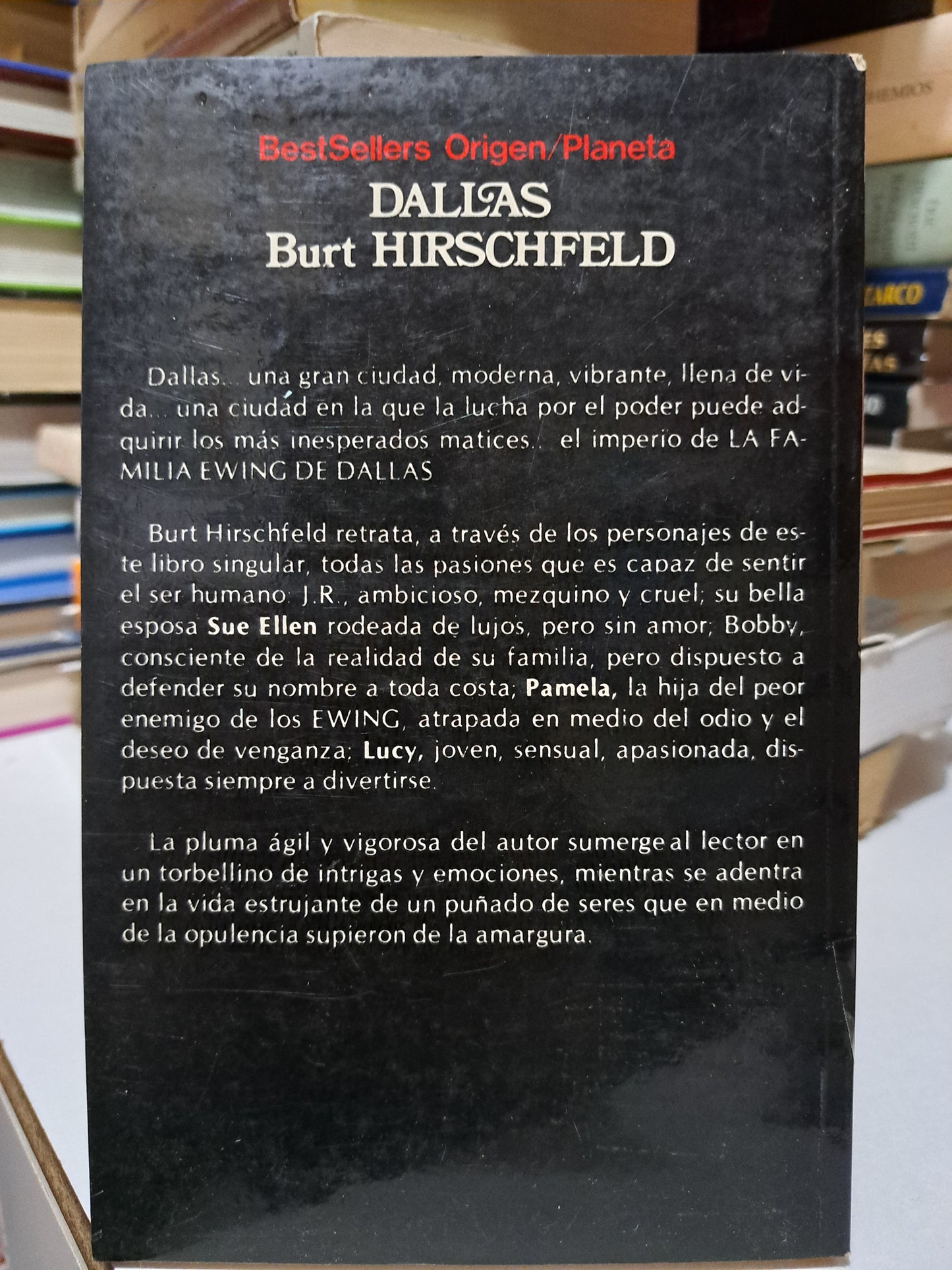 DALLAS #5 BURT HIRSCHFELD USADO NOVELA JUÁREZ