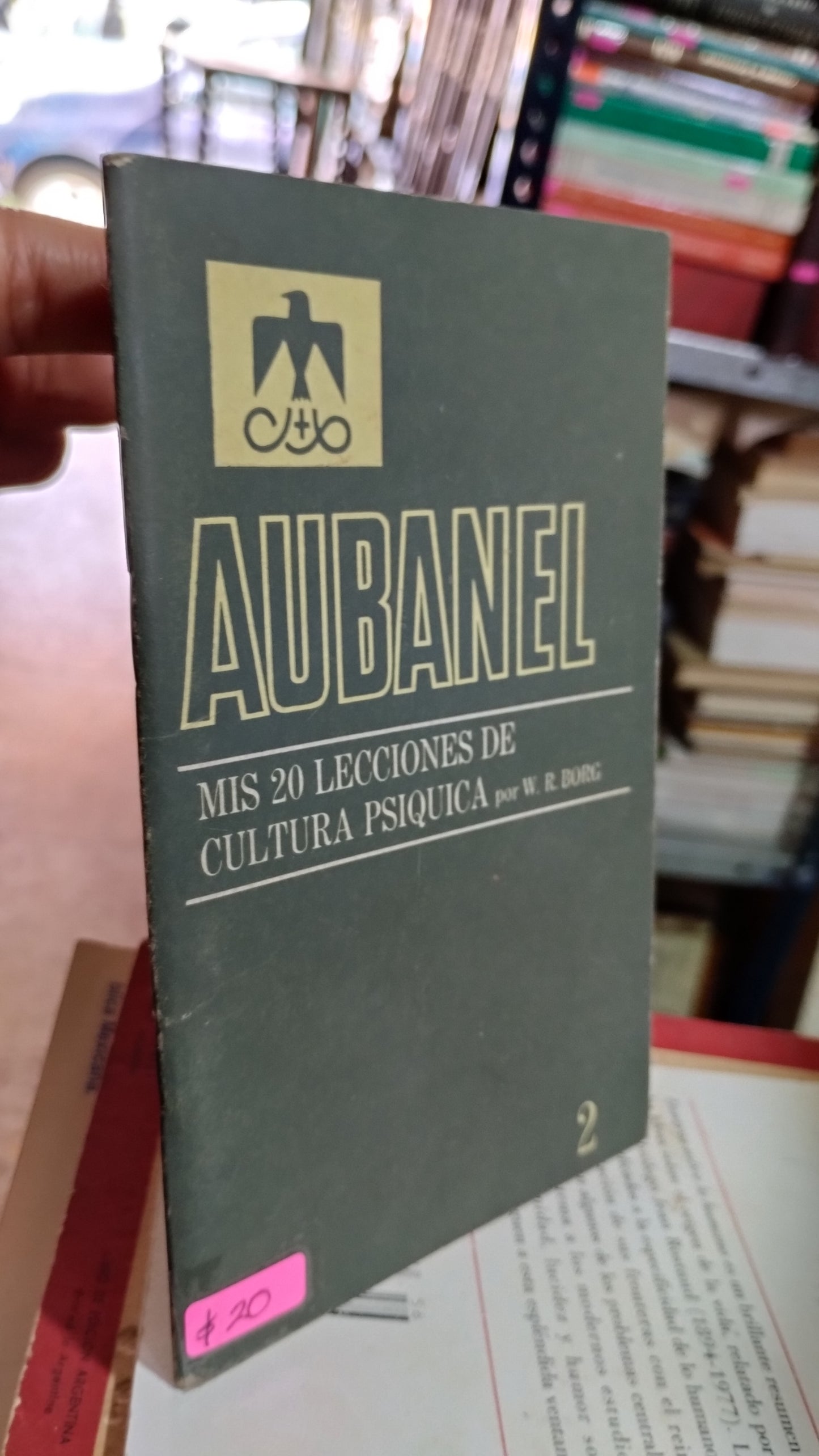 AUBANEL MIS 20 LECCIONES DE CULTURA PSIQUICA POR W BORG LIBRO USADO ESOTERISMO ALDAMA