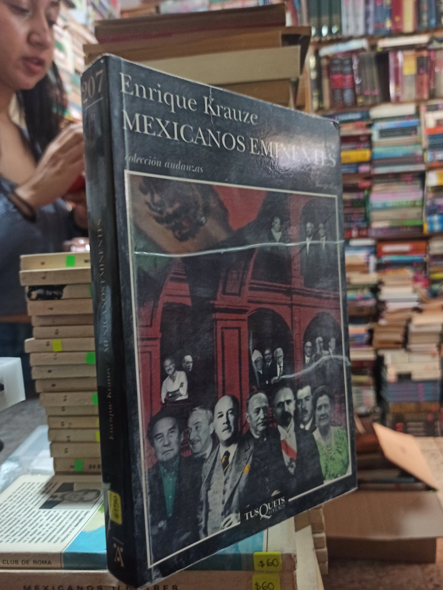 MEXICANOS EMINENTES POR ENRIQUE KRAUZE USADO HISTORIA ALDAMA