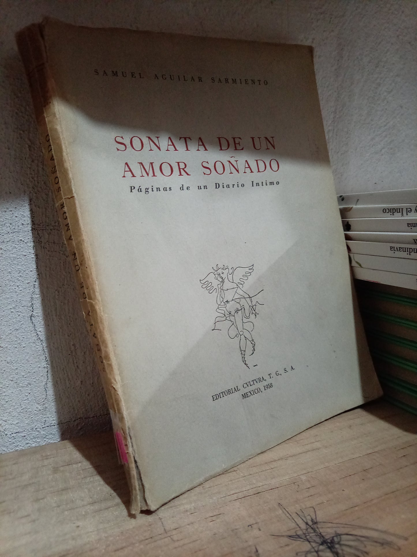 SONATA DE UN AMOR SOÑADO POR SAMUEL AGUILAR SARMIENTO USADO POESIA LITERARIO 305