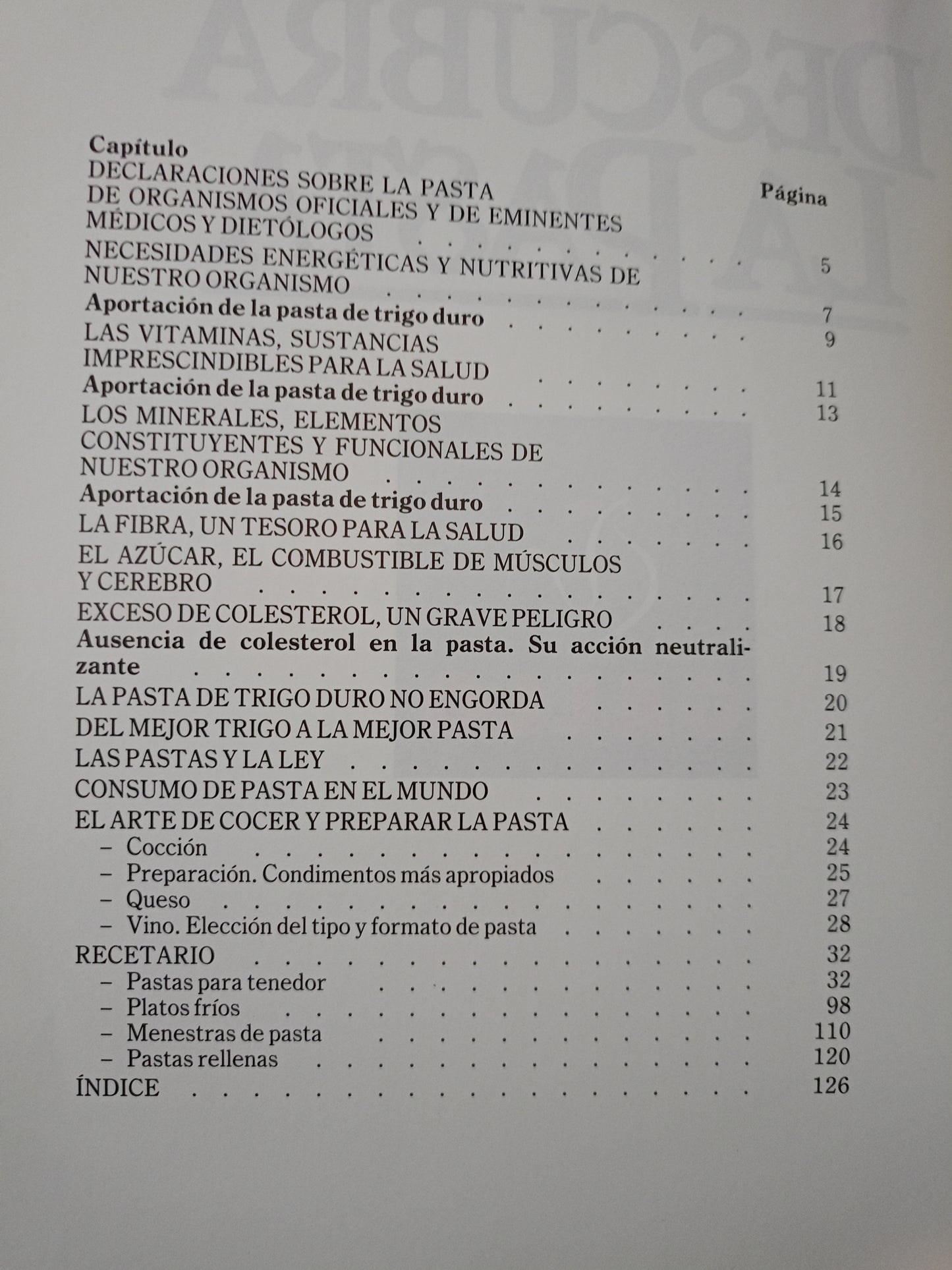 DESCUBRA LA PASTA USADO COCINA LITERARIO 305